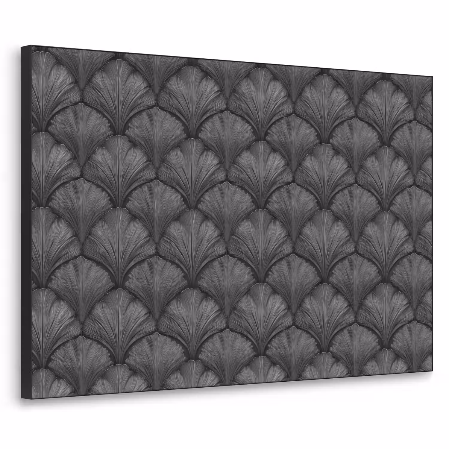 Waaier - Motief - Grijs Textielframe - compleet frame klein 947 -3d