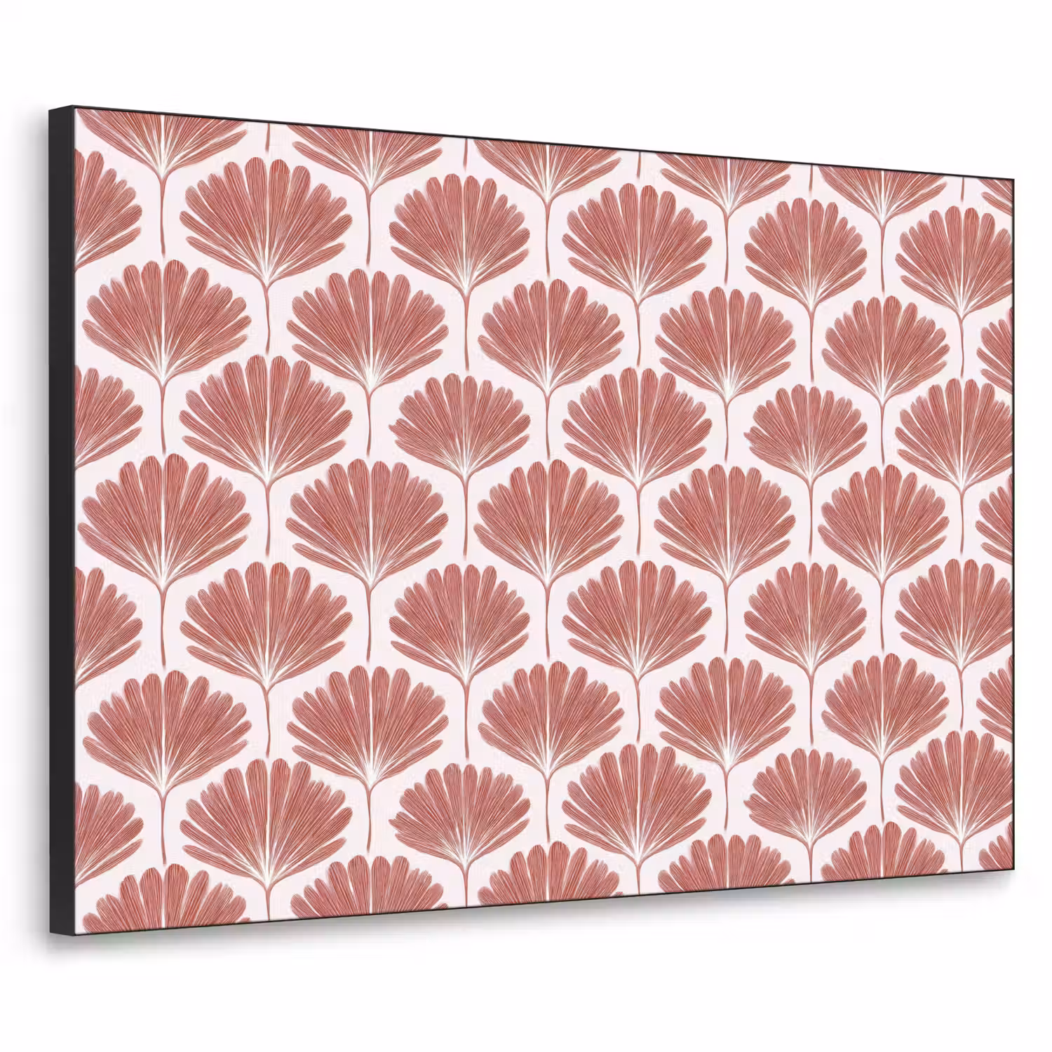 Waaier - Motief - Terra Textielframe zwart klein 947 -3d