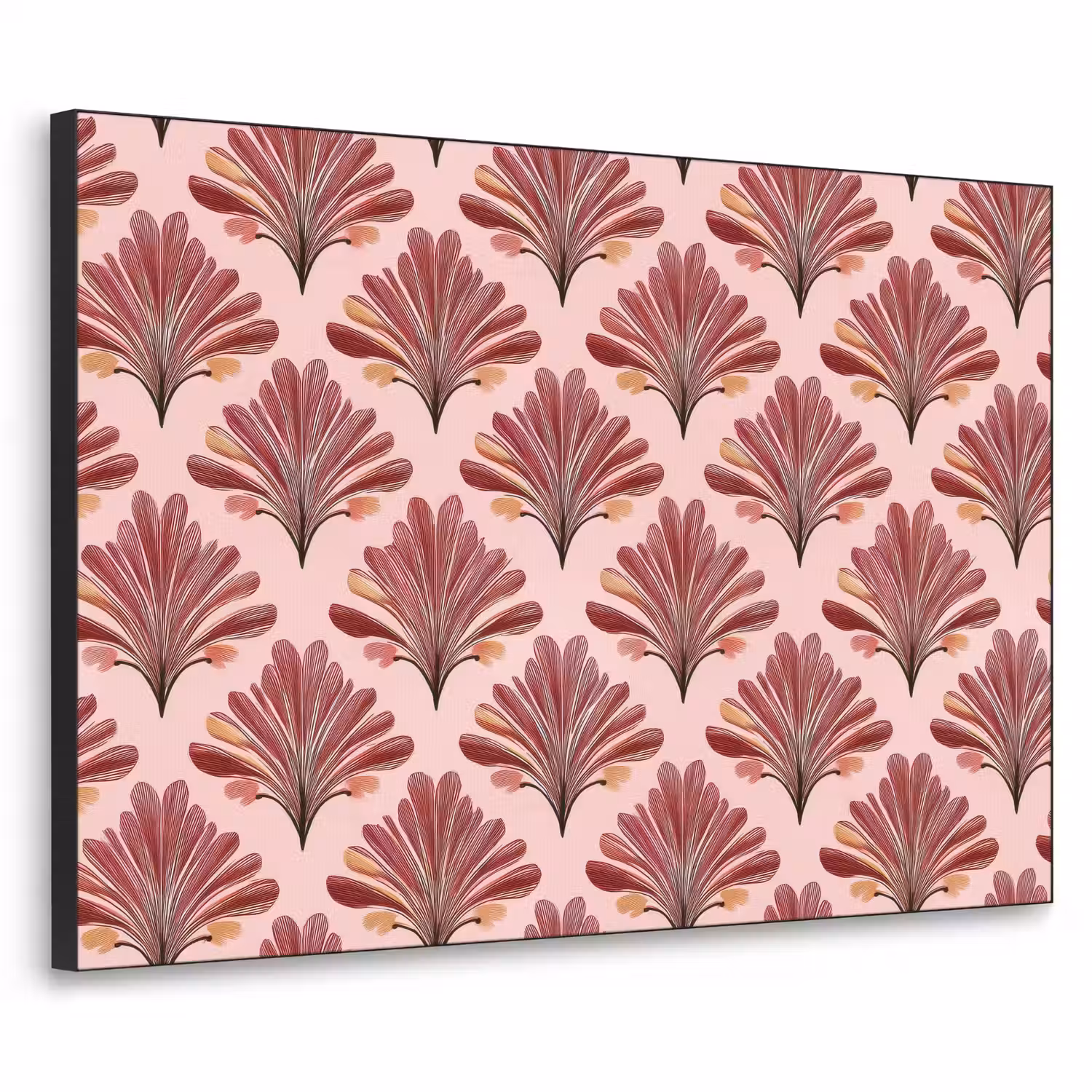 Waaier - Roze - Rood Textielframe - compleet frame klein 947 -3d