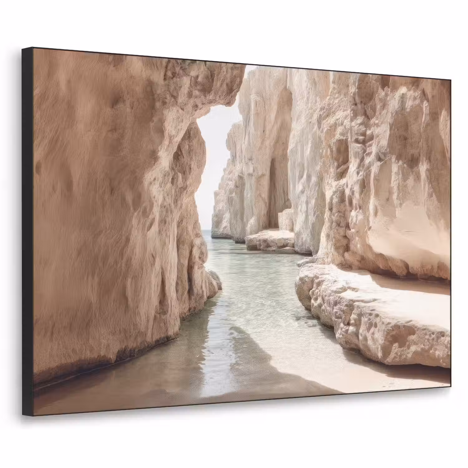 Rotsen - Zee - Zand - Kloof Textielframe - compleet frame klein -3d
