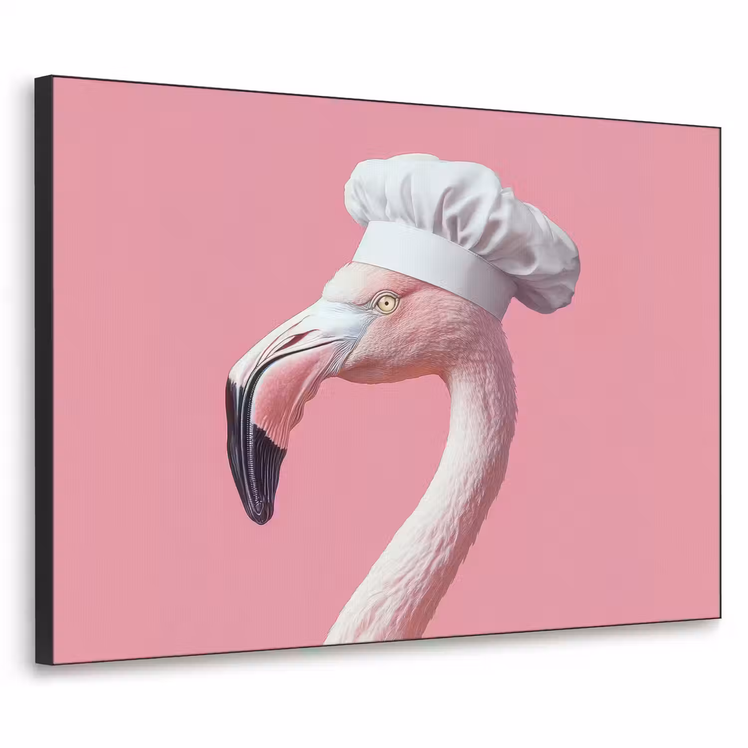 Flamingo - Roze - Koksmuts - Vogel Textielframe - compleet frame klein -3d