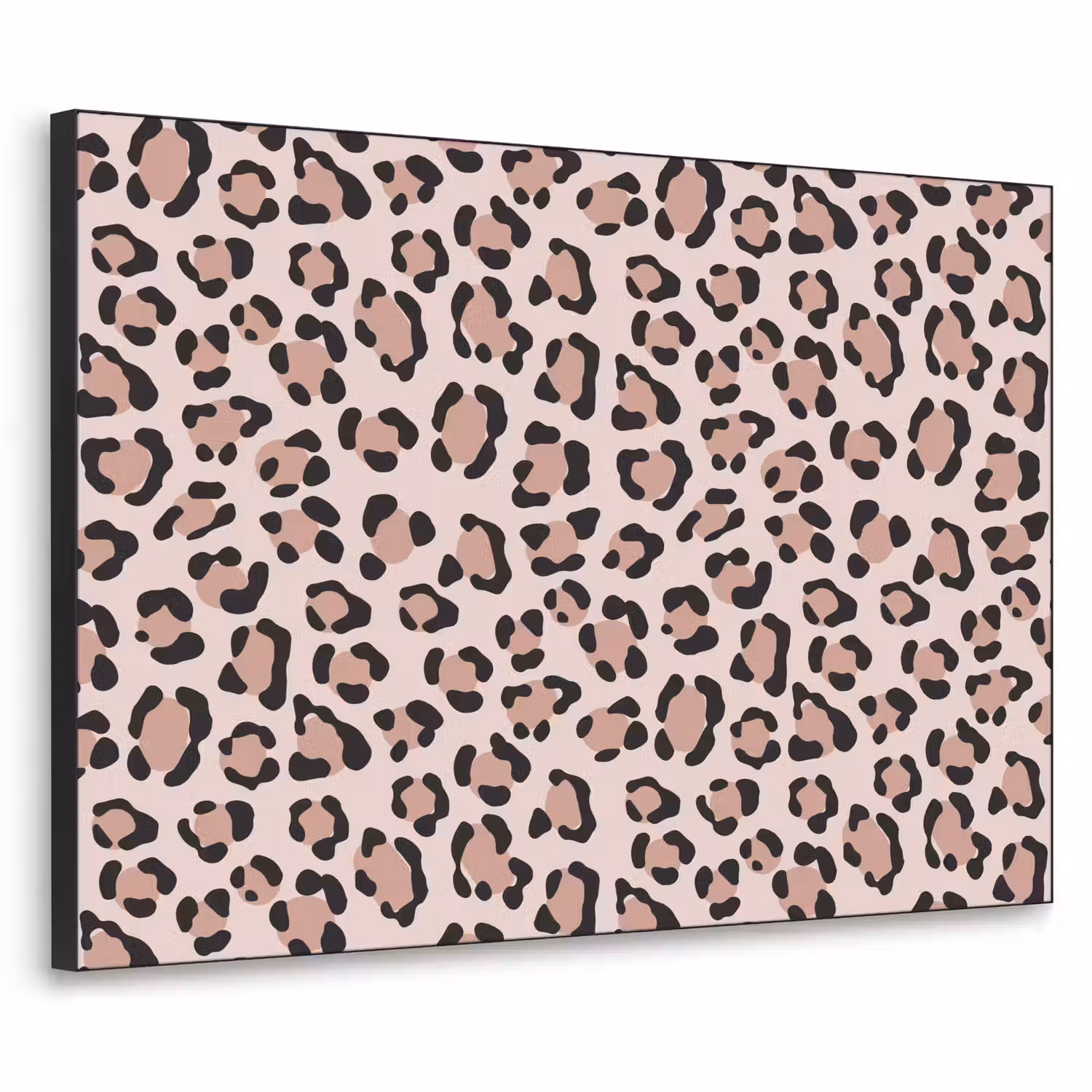Vlekken - Beige - Luipaard Textielframe - compleet frame klein 947 -3d