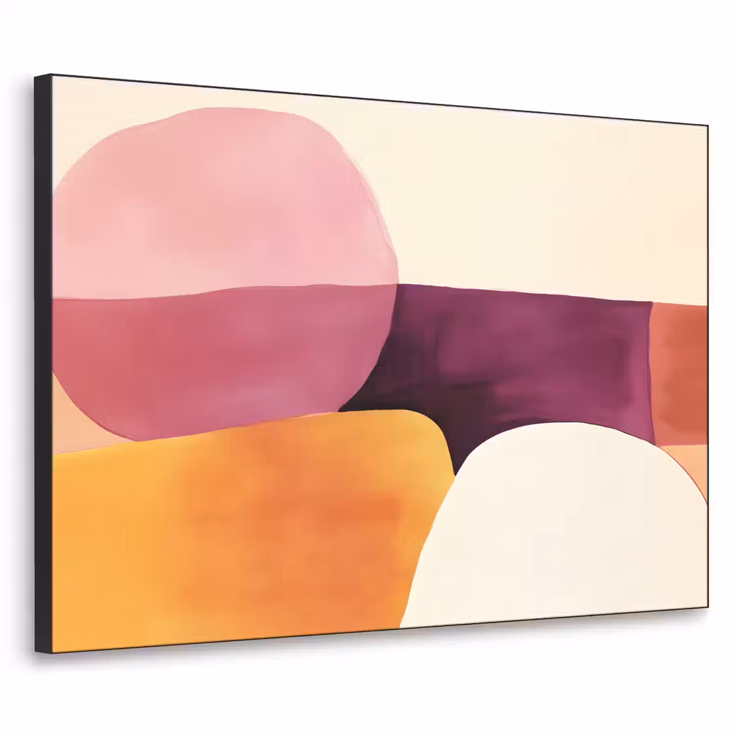 Vormen - Abstract - Kleurrijk Textielframe - compleet frame klein -3d