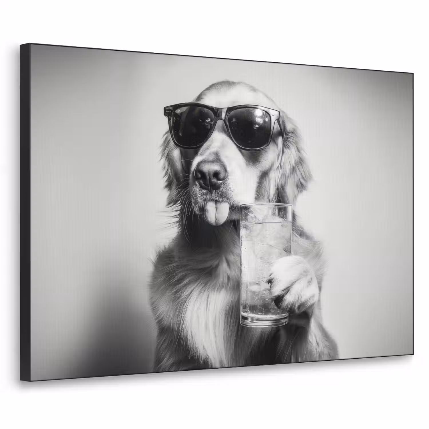 Golden retriever - Hond - Zonnebril - Gkas Textielframe - compleet frame klein -3d