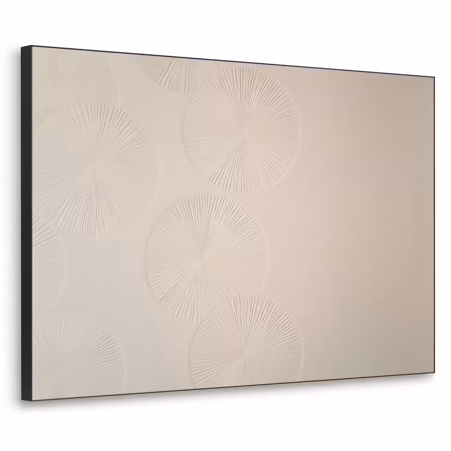 Japandi - Beige - Modern Textielframe - compleet frame klein -3d