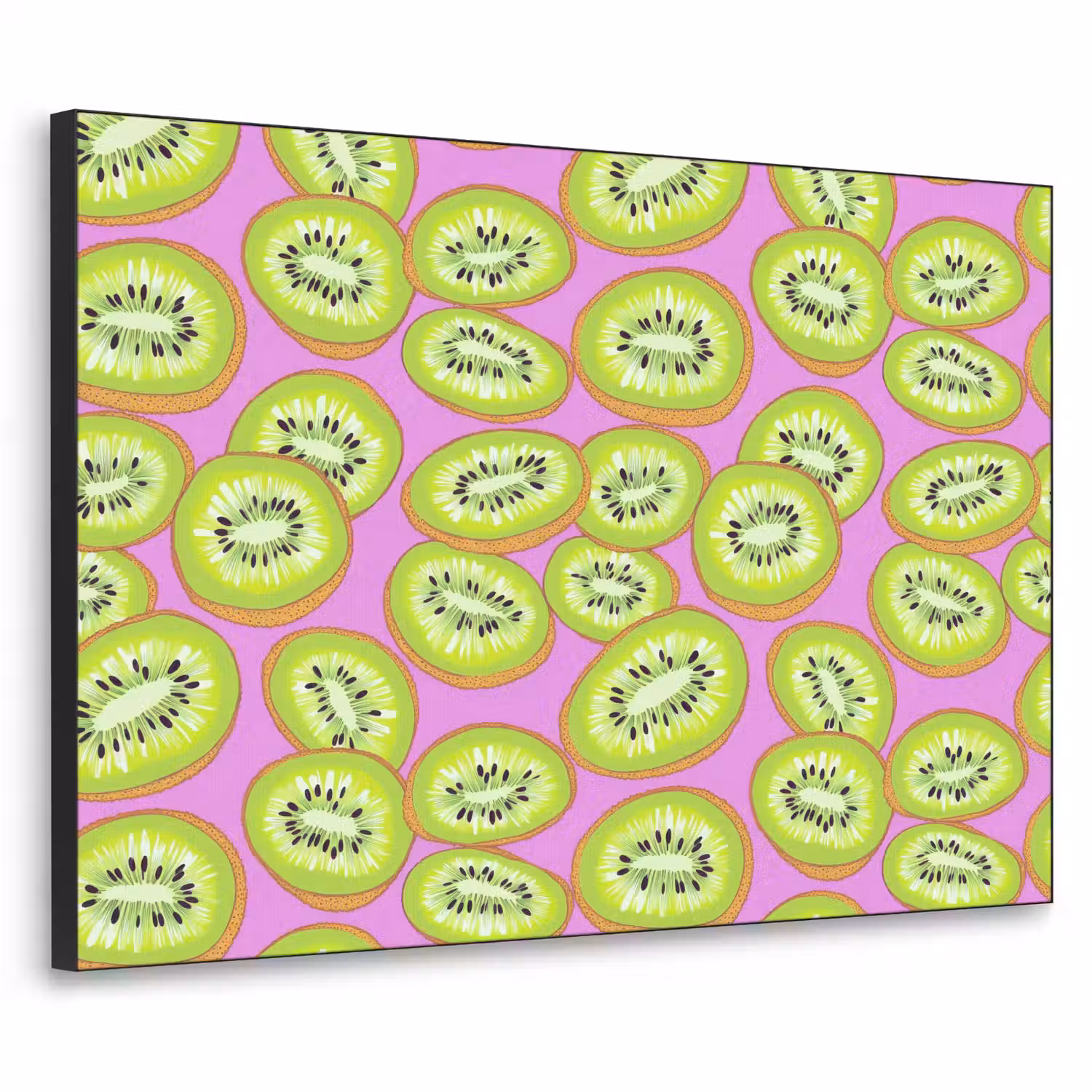 Kiwi - Speels - Groen Textielframe zwart klein 947 -3d