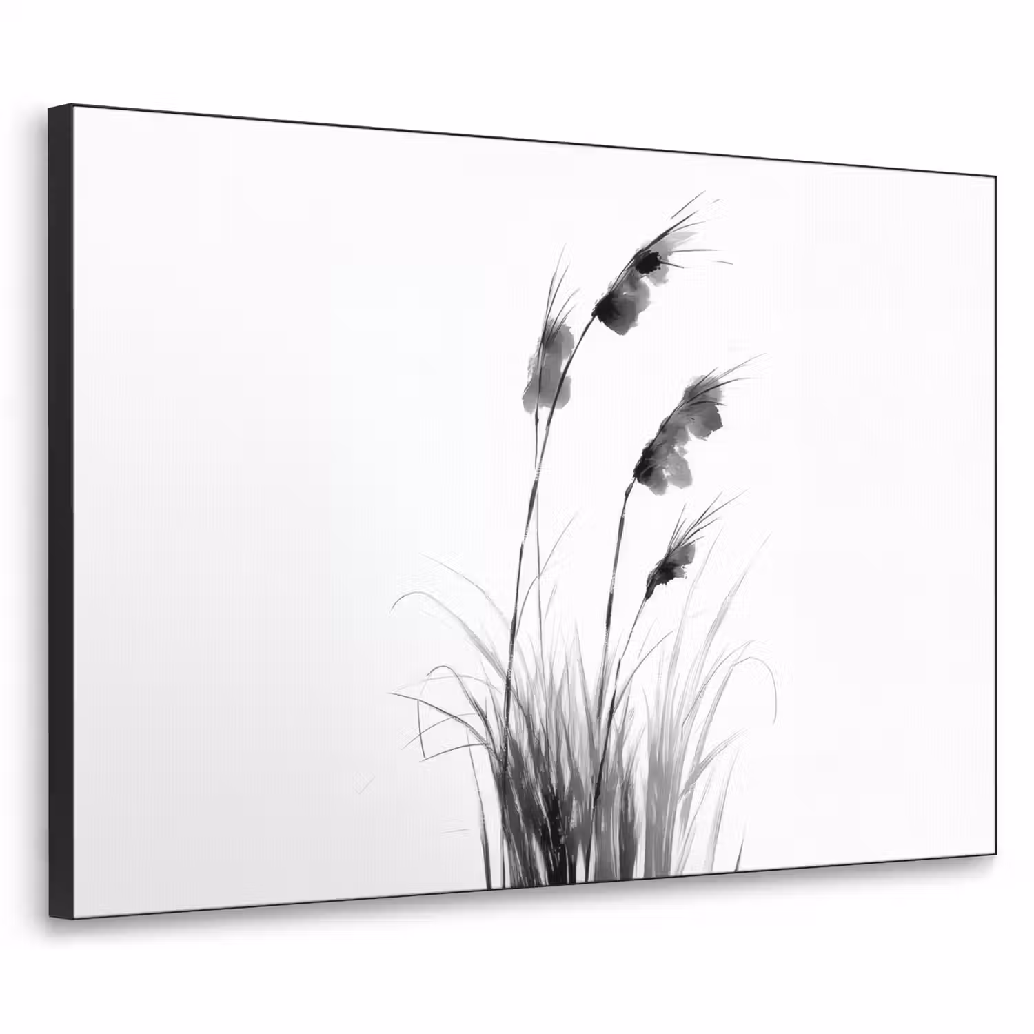 Minimalistisch - Stelen - Wit Textielframe - compleet frame klein -3d