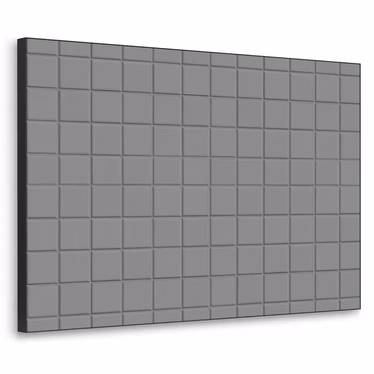 Modern - Patroon - Grijs Textielframe zwart klein 947 -3d