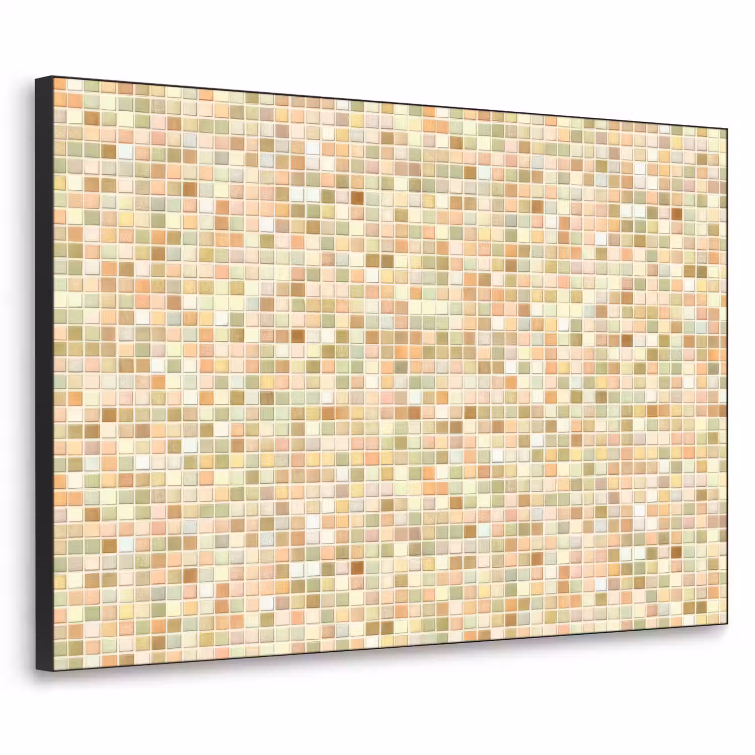 Mozaïek - Patroon - Terracotta Textielframe zwart klein 947 -3d