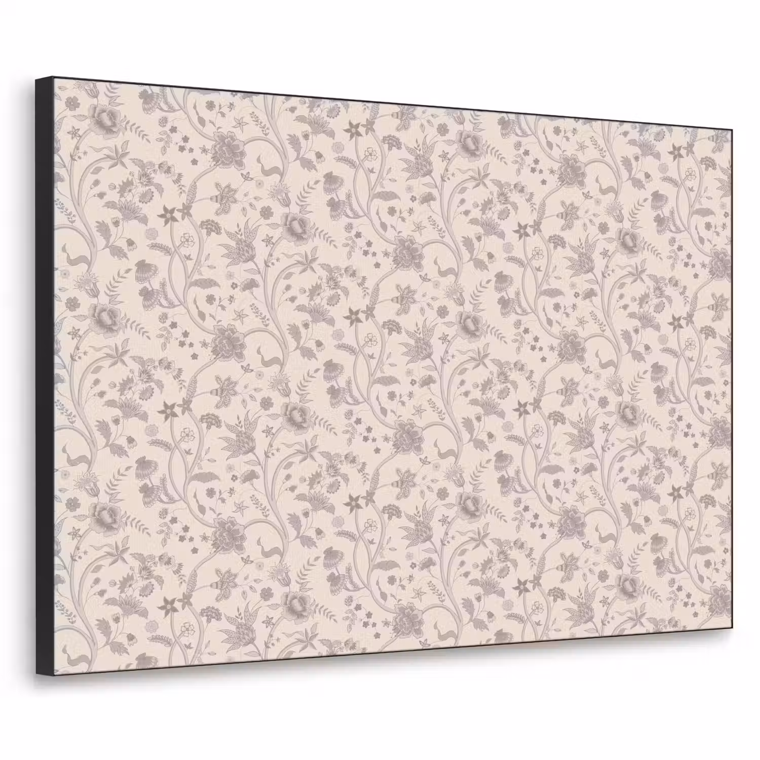 Patroon - Bloemen - Paars Textielframe - compleet frame klein 947 -3d