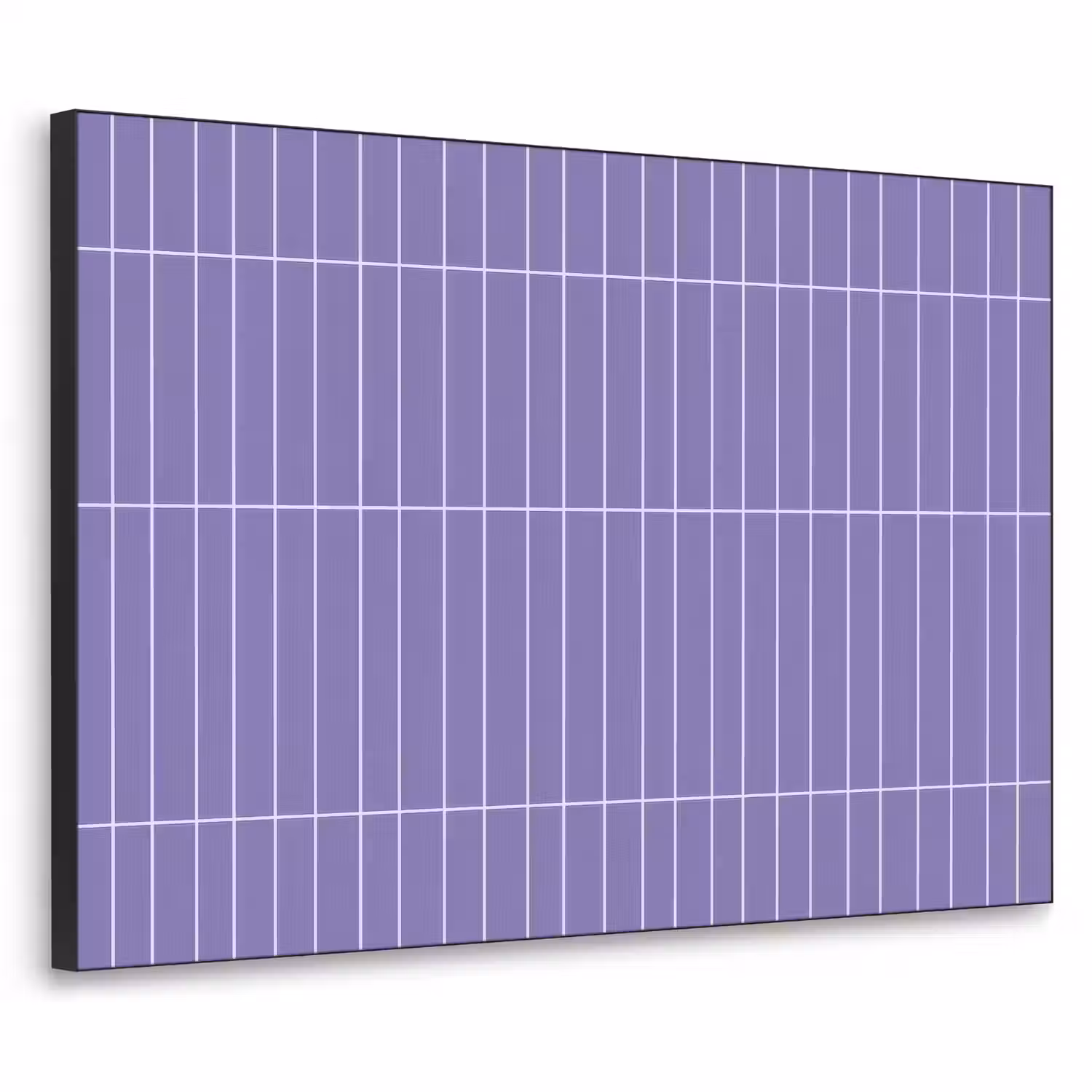 Patroon - Tegel - Lila Textielframe zwart klein 947 -3d