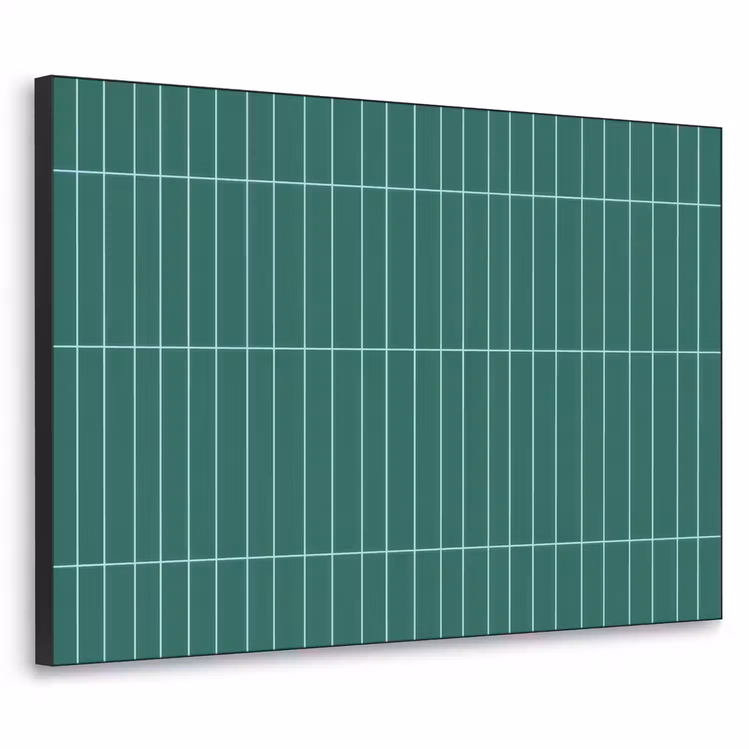 Patroon - Tegel - Saliegroen Textielframe zwart klein 947 -3d