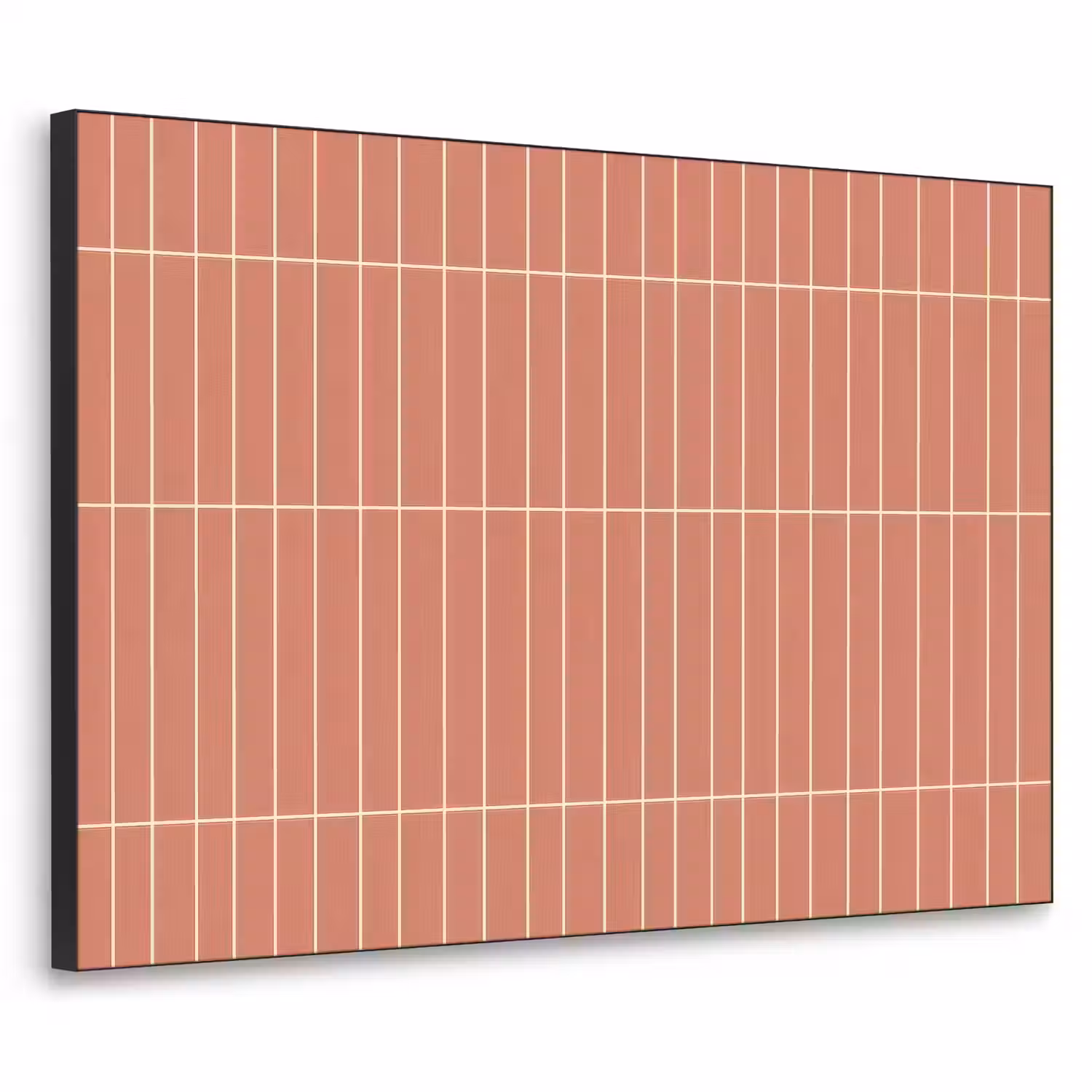 Patroon - Tegels - Terracotta Textielframe zwart klein 947 -3d