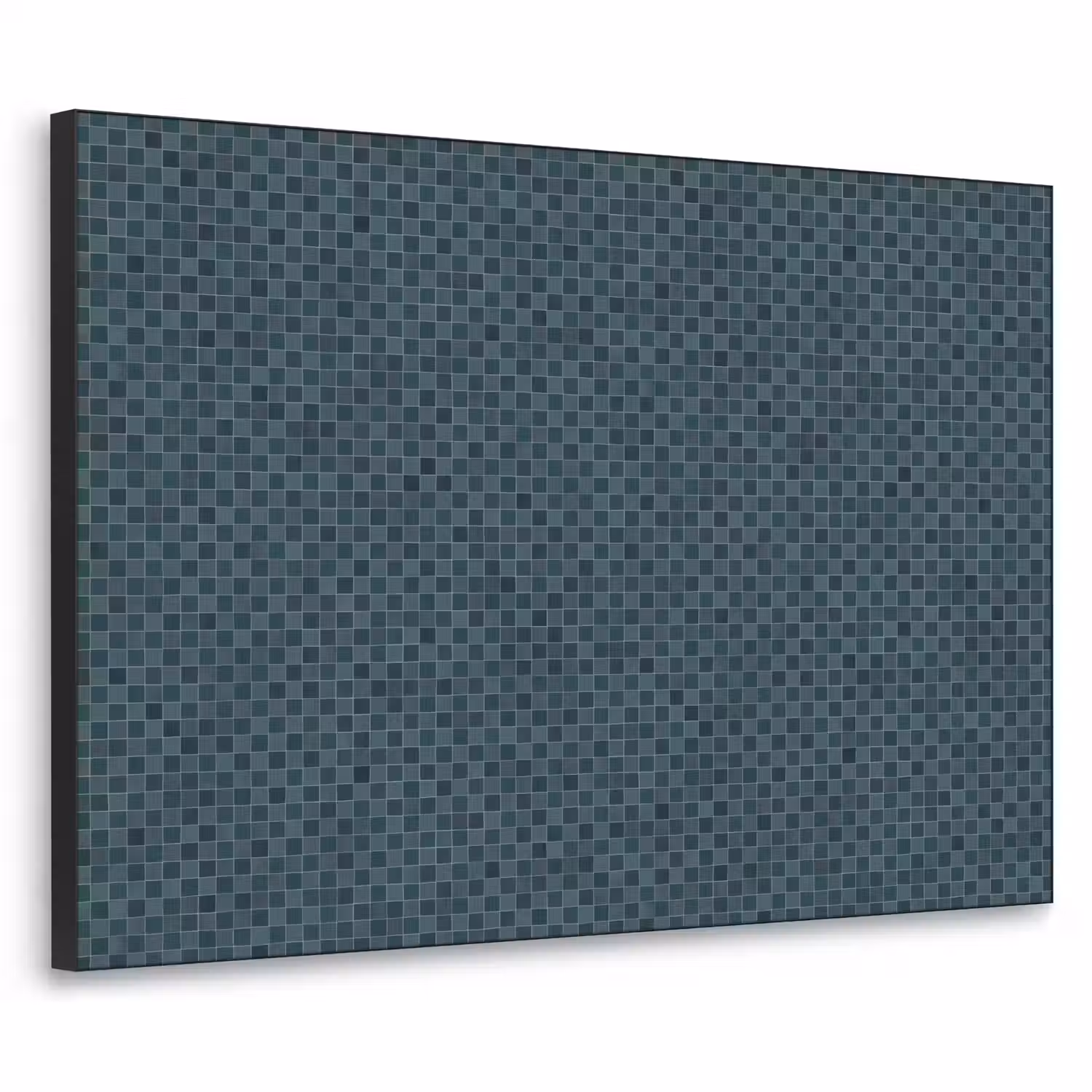 Patroon - Mozaïek - Groen Textielframe zwart klein 947 -3d
