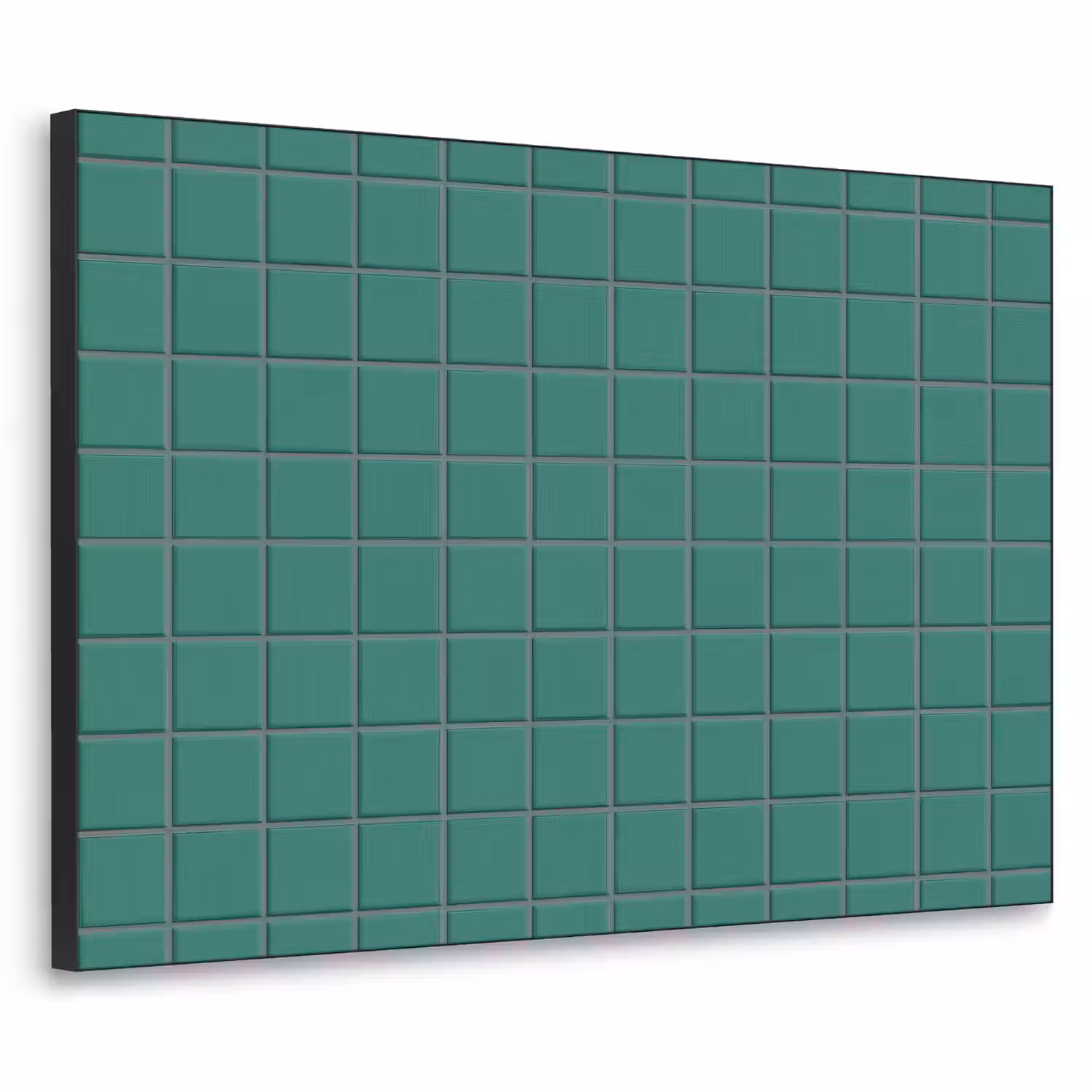 Patroon - Patroon - Smaragd Textielframe zwart klein 947 -3d