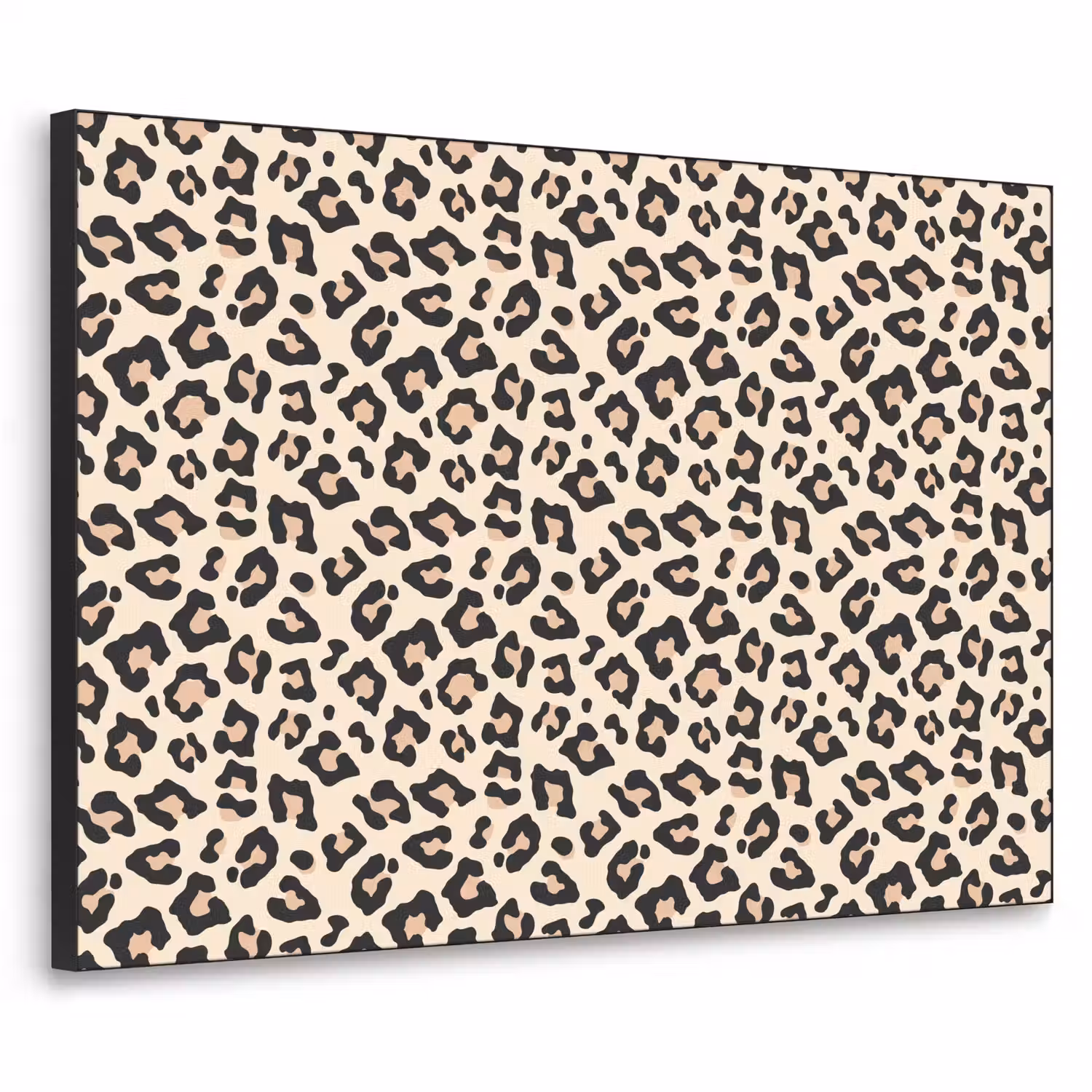 Panterprint - Patroon - Bruin Textielframe - compleet frame klein 947 -3d
