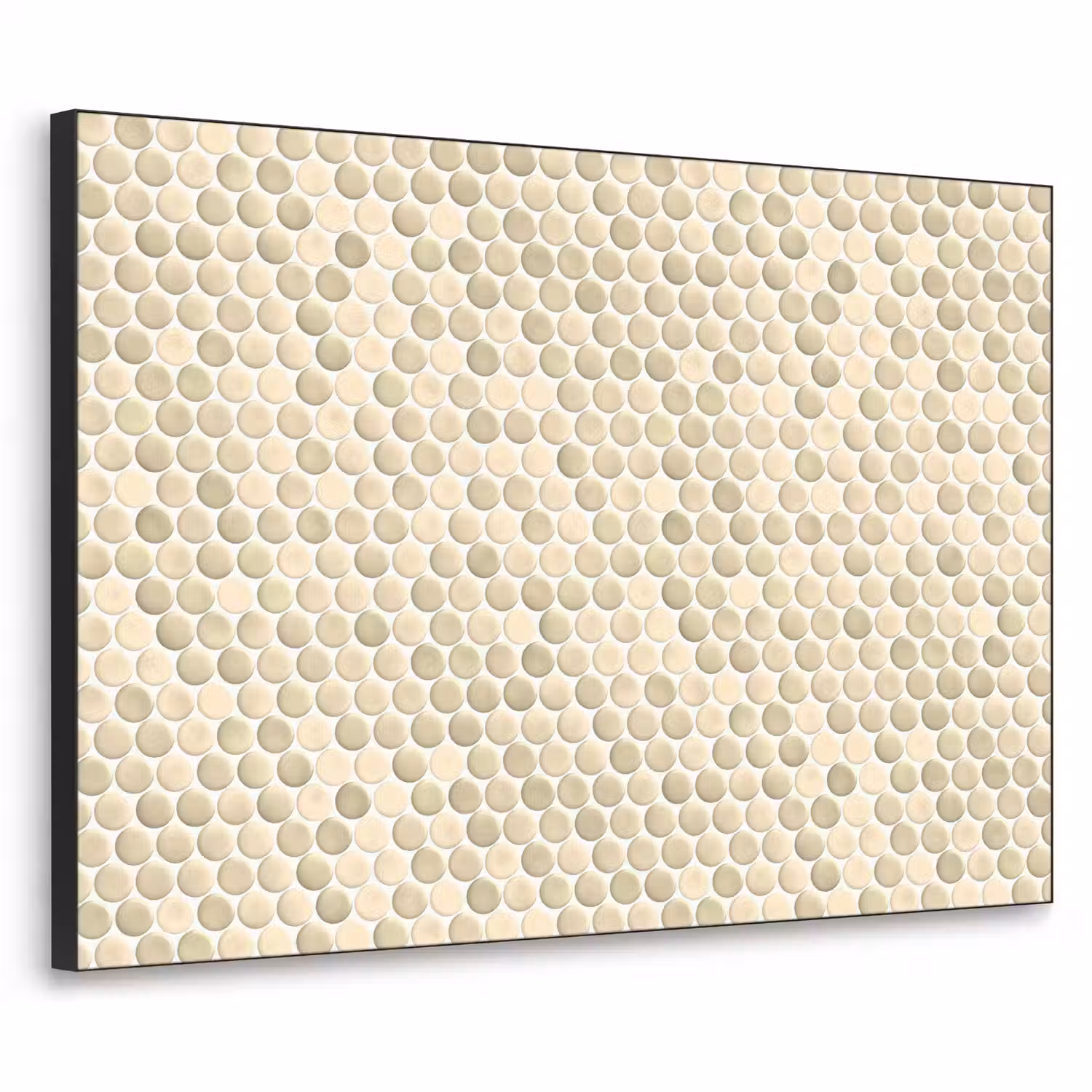 Penny - Mozaïek - Zand Textielframe zwart klein 947 -3d