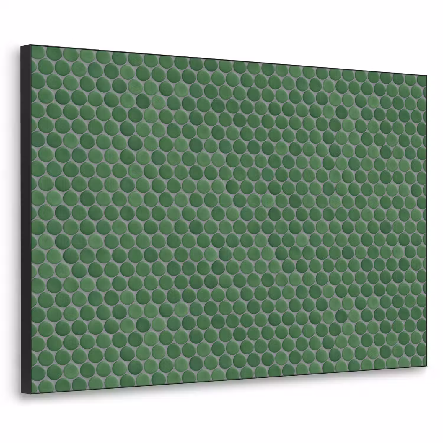 Penny - Mozaïek - Bosgroen - Green Textielframe zwart klein 947 -3d