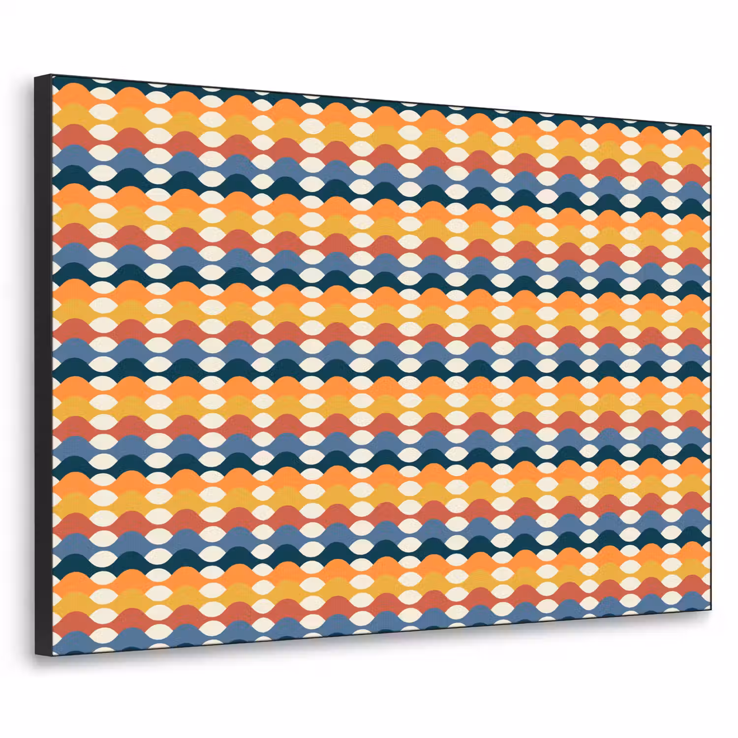 Retro - Disco - Golven Textielframe - compleet frame klein 947 -3d