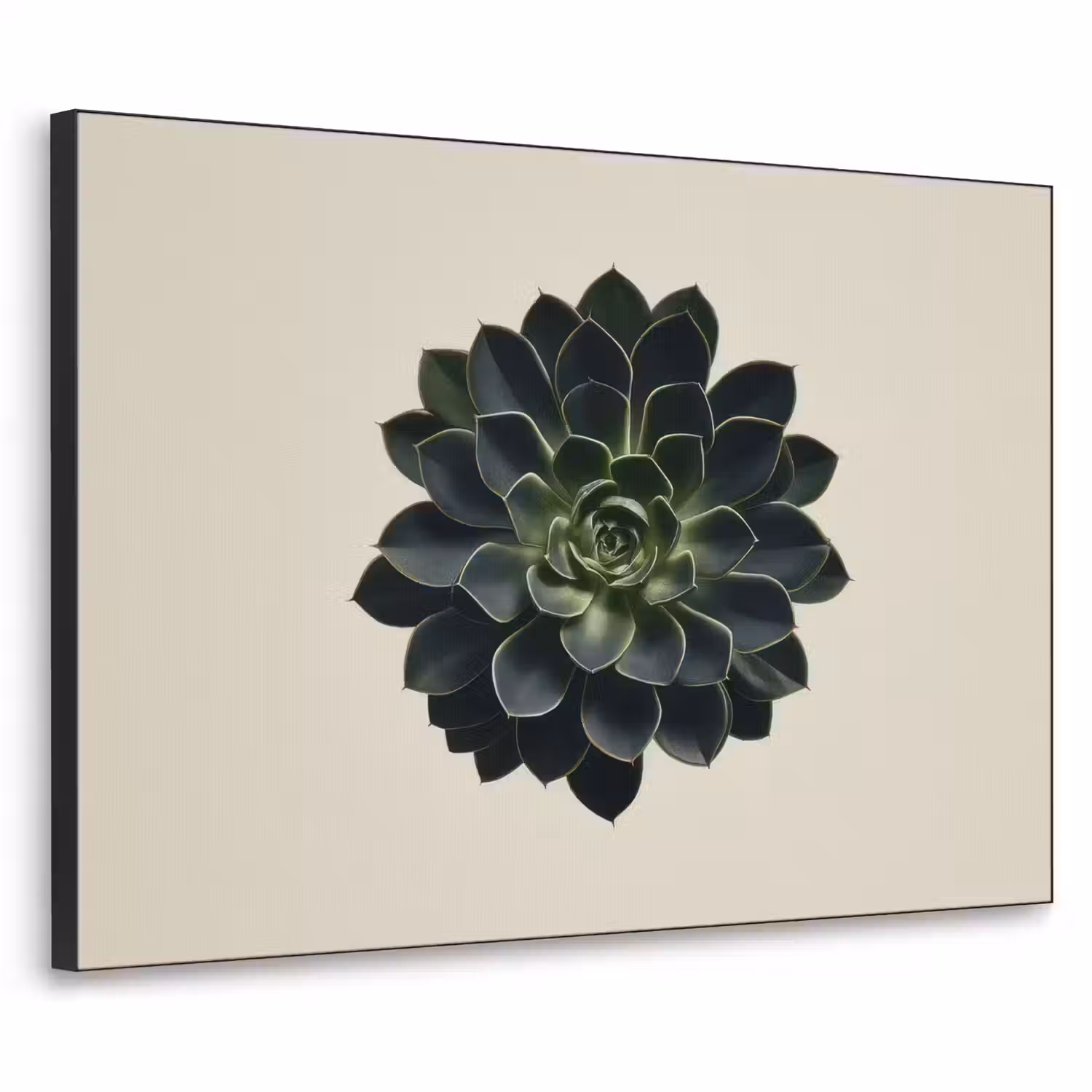 Rozet - Cirkelvormig - Donkergroen Textielframe - compleet frame klein -3d