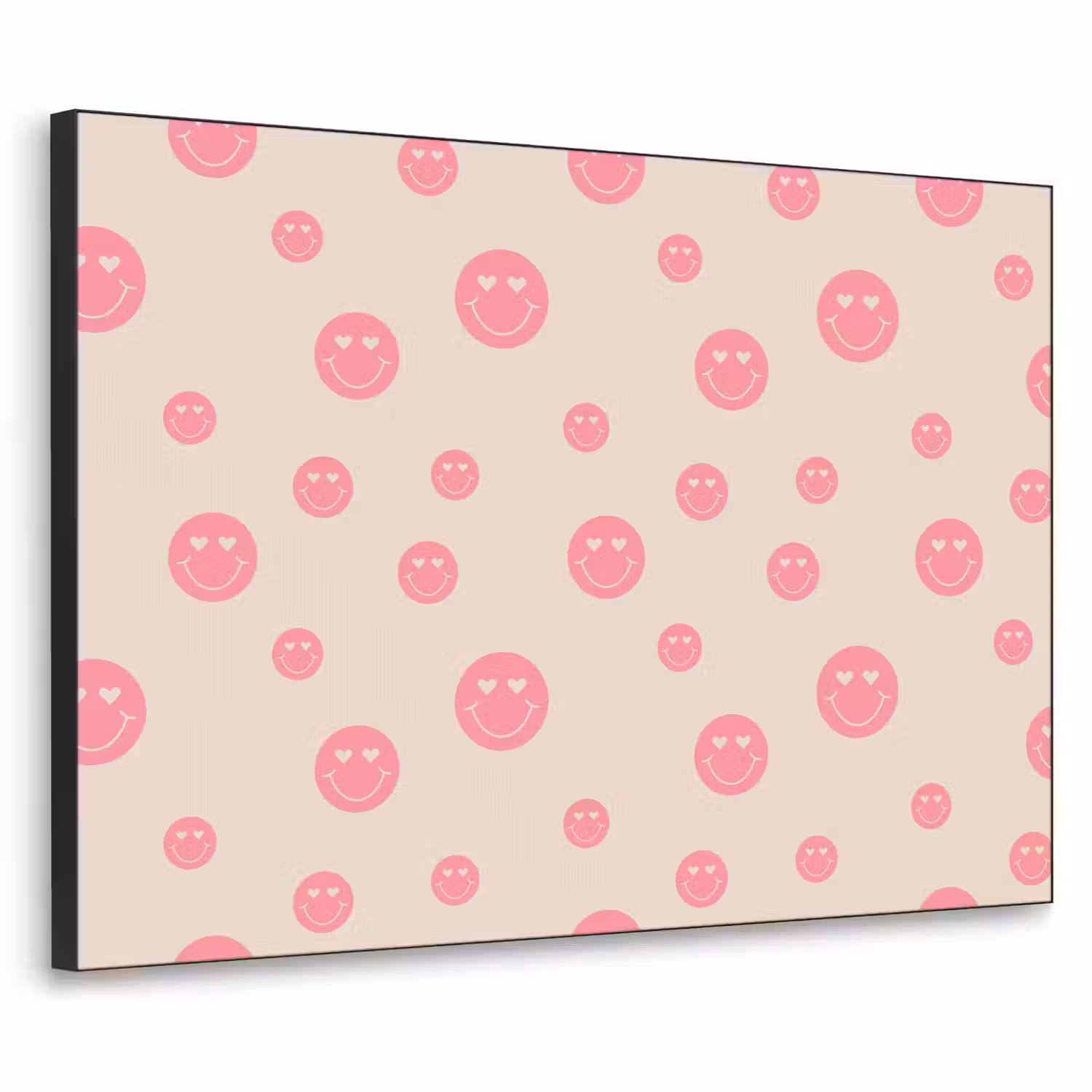 Smiley - Hart - Ogen - Patroon Textielframe - compleet frame klein 947 -3d