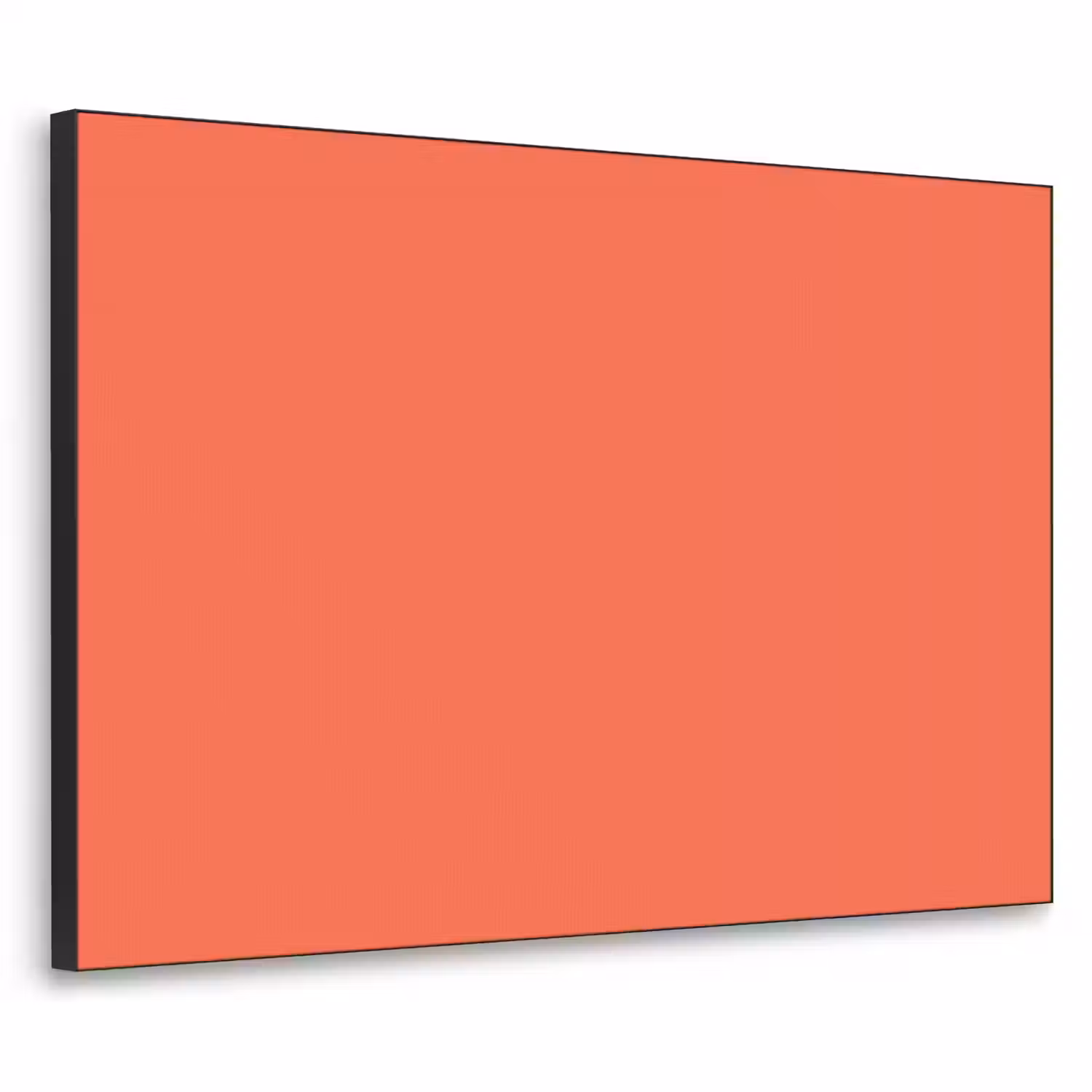 Sunset - Salmon - Oranje Textielframe zwart klein 947 -3d