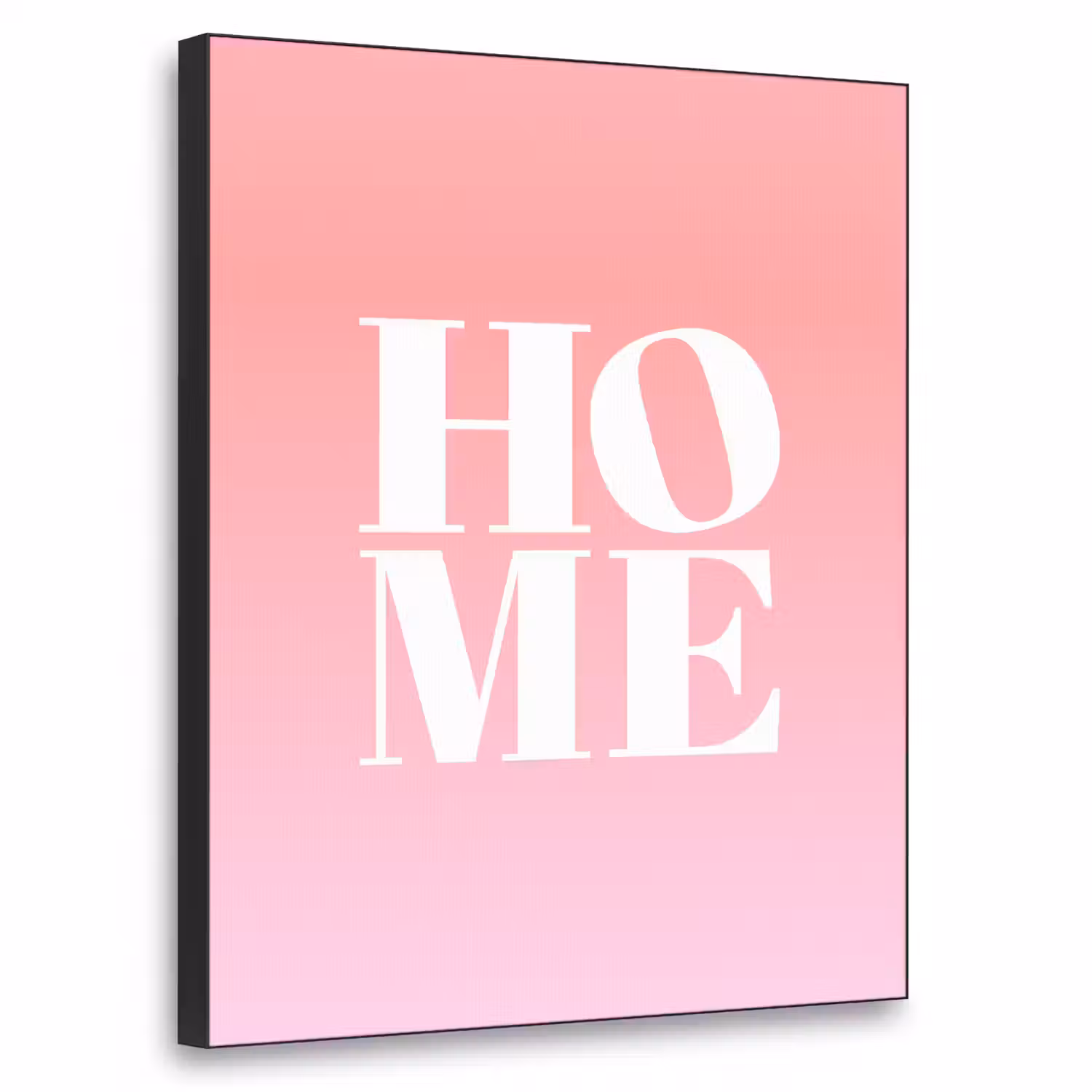 Home - Letters - Groot - Roze Textielframe - compleet frame klein -3d
