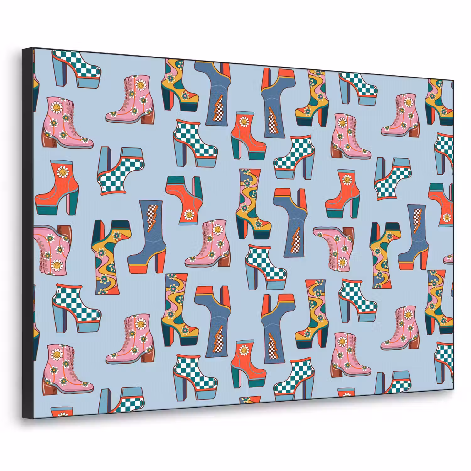 Laarzen - Patroon - Disco Textielframe - compleet frame klein 947 -3d