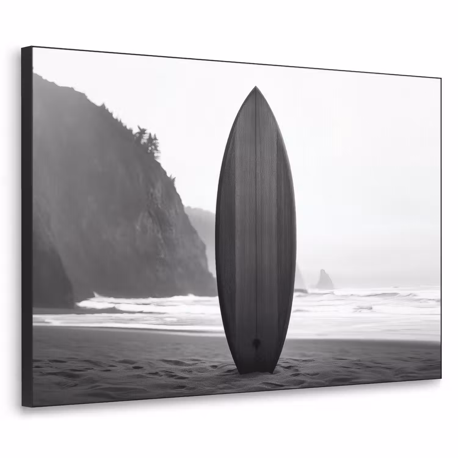 Surfplank - Zand - Zee Textielframe - compleet frame klein -3d