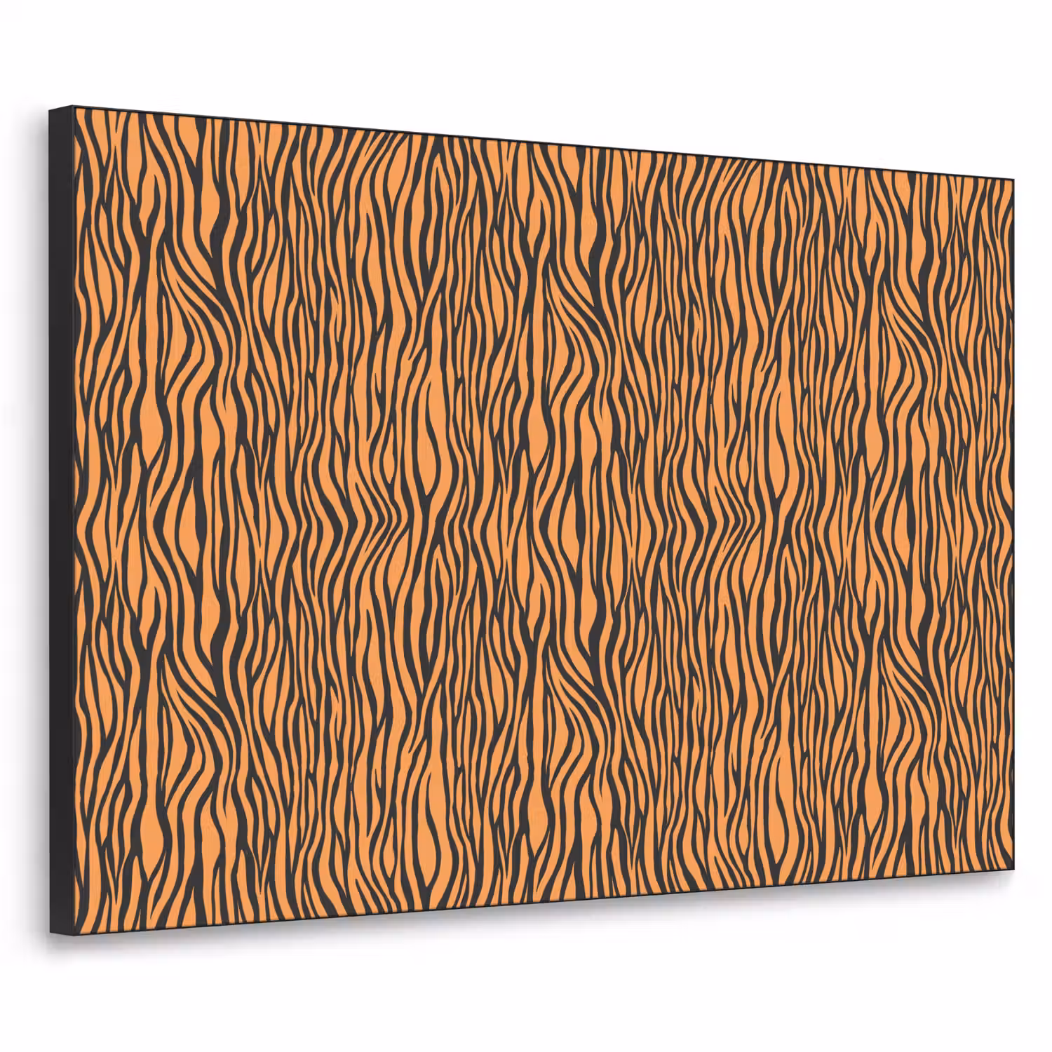 Tijger - Oranje - Patroon - Strepen Textielframe - compleet frame klein 947 -3d