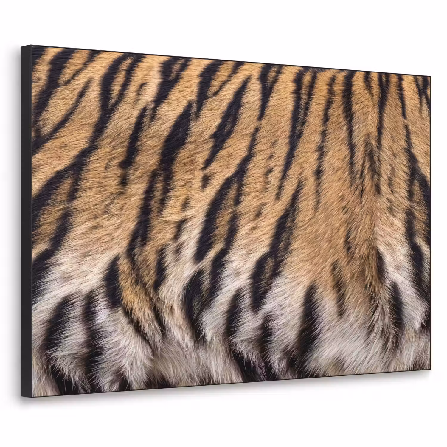 Tijgervacht - Klassiek - Zwart Textielframe zwart klein -3d