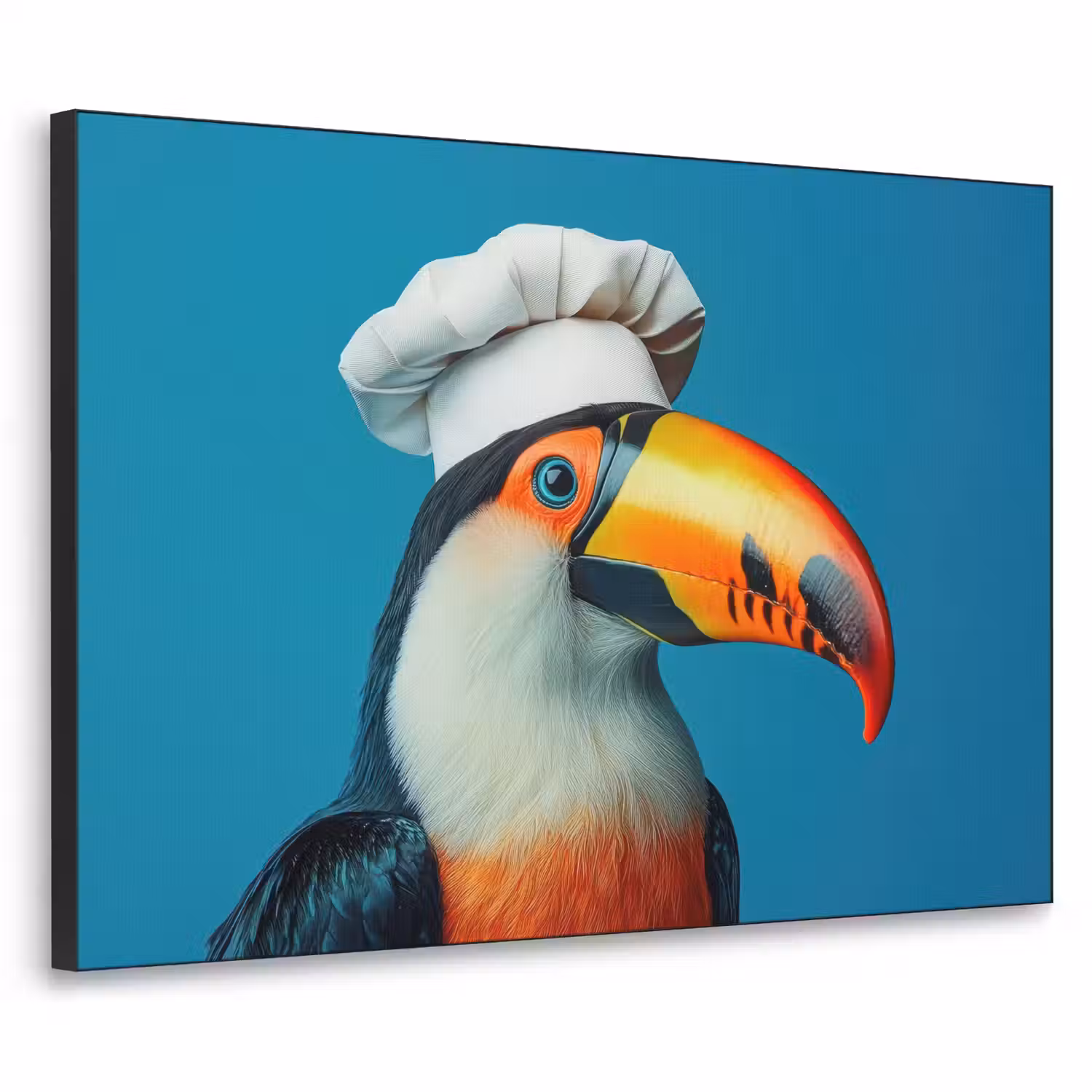 Toekan - Papegaai - Vogel - Koksmuts Textielframe - compleet frame klein -3d