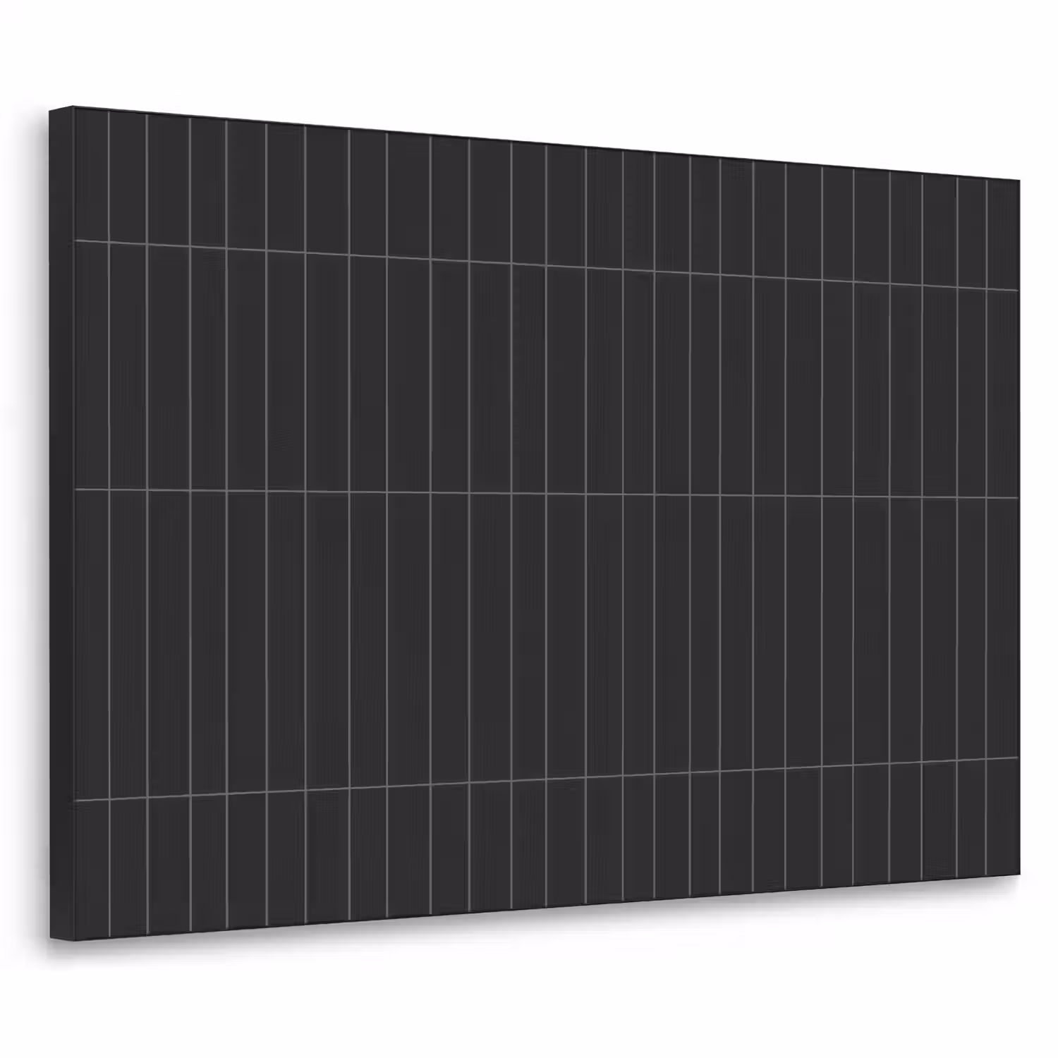 Verticaal - Wandtegel - Mat - Zwart Textielframe zwart klein 947 -3d