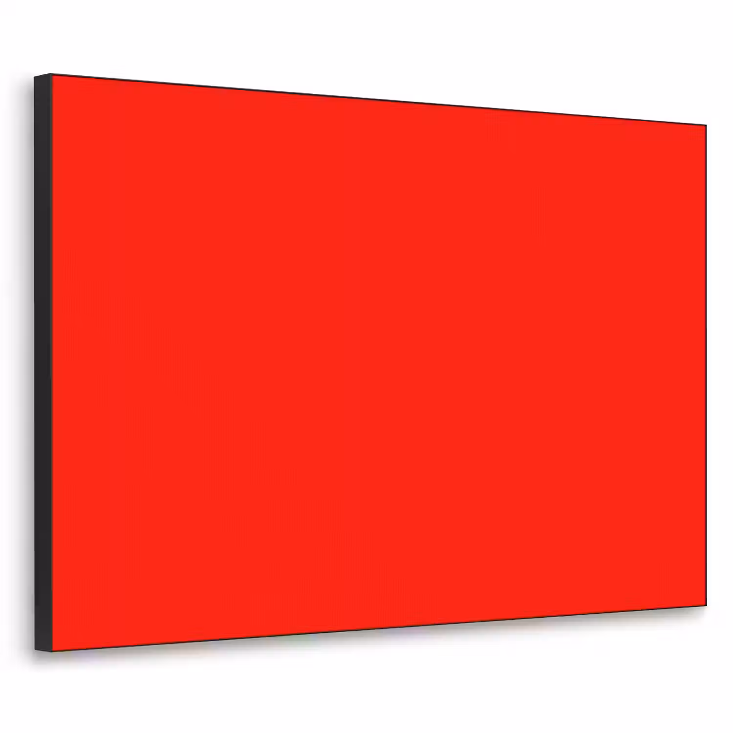Vibrant - Vermilion - Rood Textielframe zwart klein 947 -3d