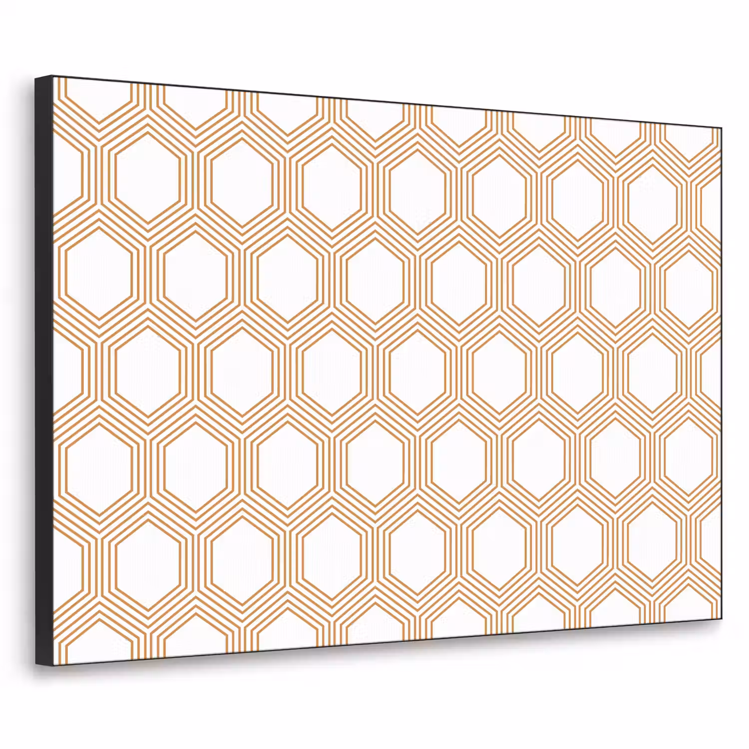 Wit - Patroon - Symmetrisch - Modern Textielframe - compleet frame klein 947 -3d