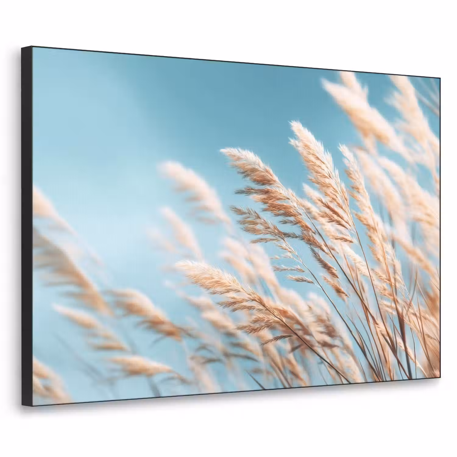 Siergras - Wind - Lichtbruin Textielframe - compleet frame klein -3d