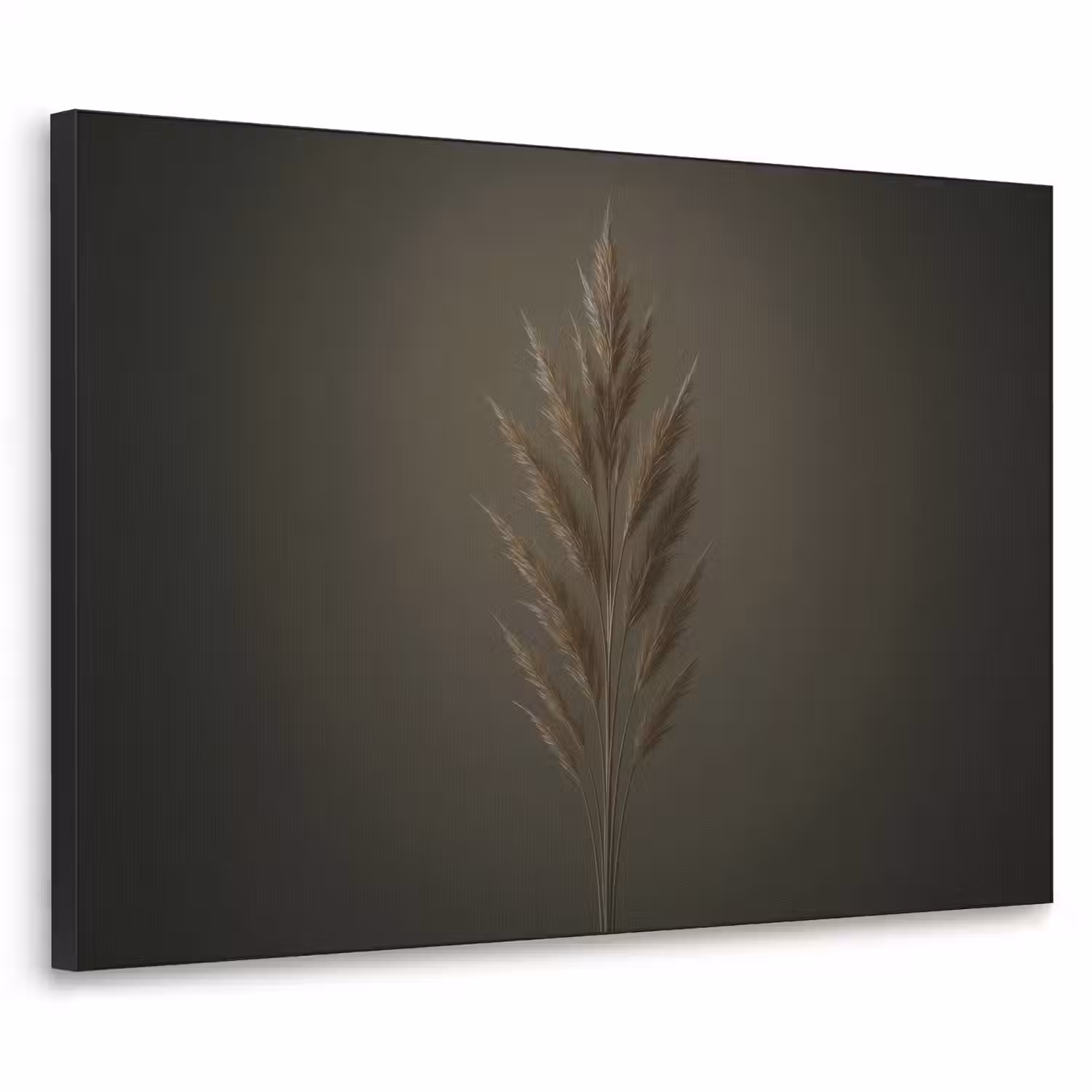 Tak - Pluimgras - Donkerbruin Textielframe - compleet frame klein -3d