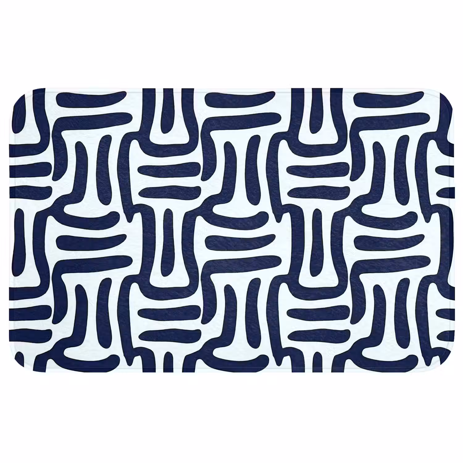 Abstract - Modern - Blauw Badmat middel 997 -3d