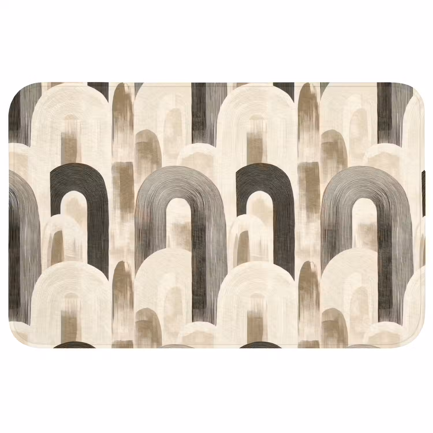 Abstract - Patroon - Bogen Badmat middel 997 -3d