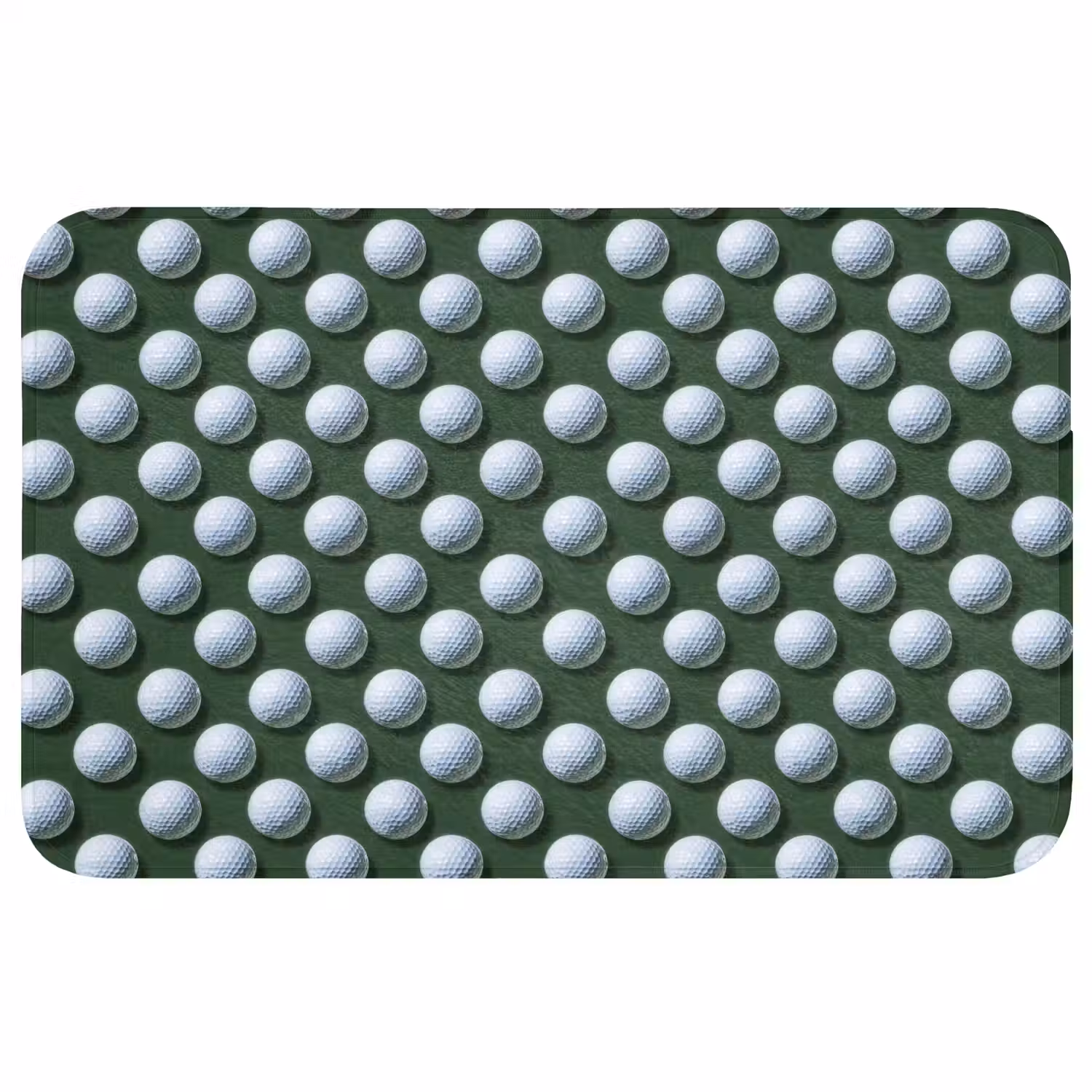 Ballen - Golf - Groen Badmat middel 997 -3d