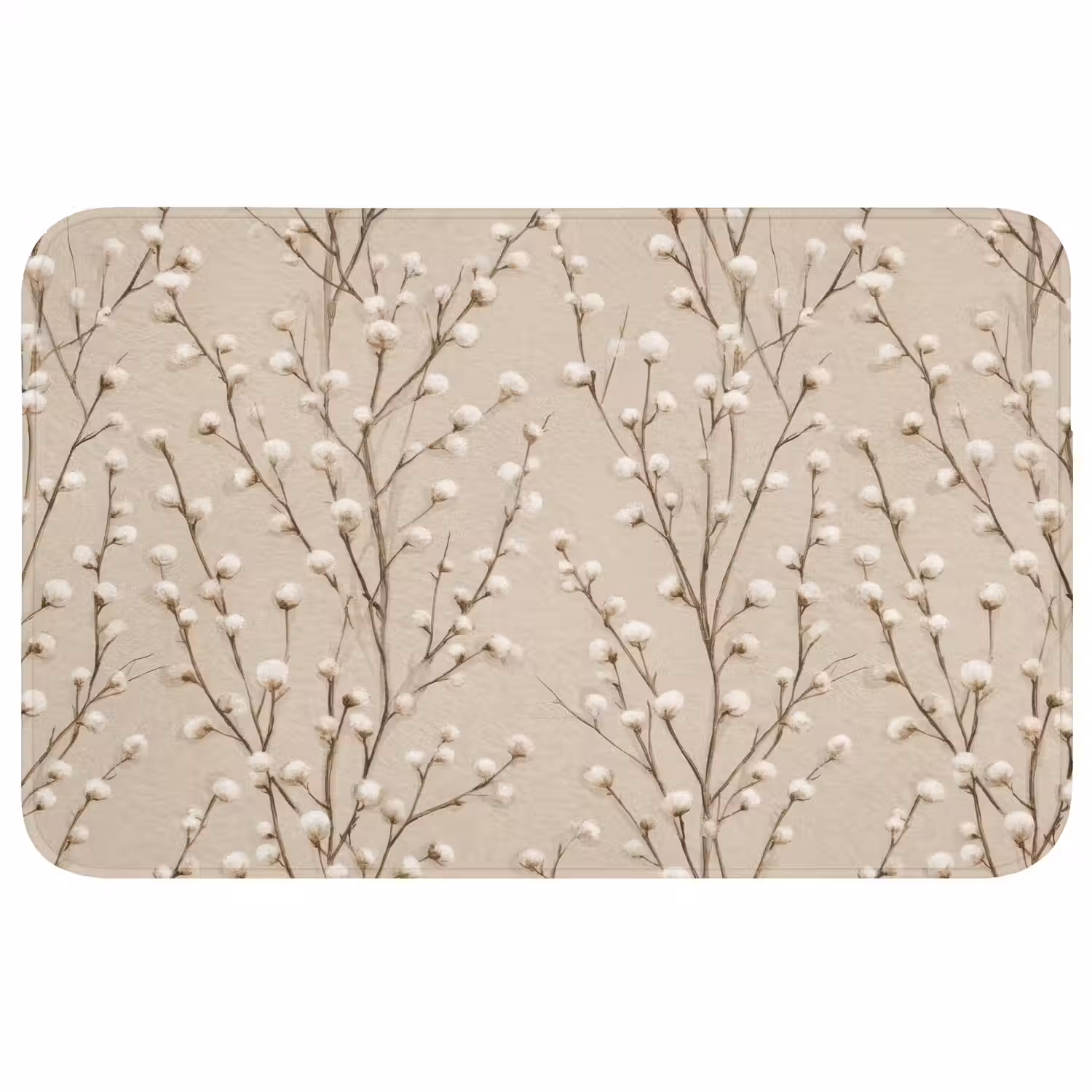 Katoen - Natuur - Taupe Badmat middel 997 -3d