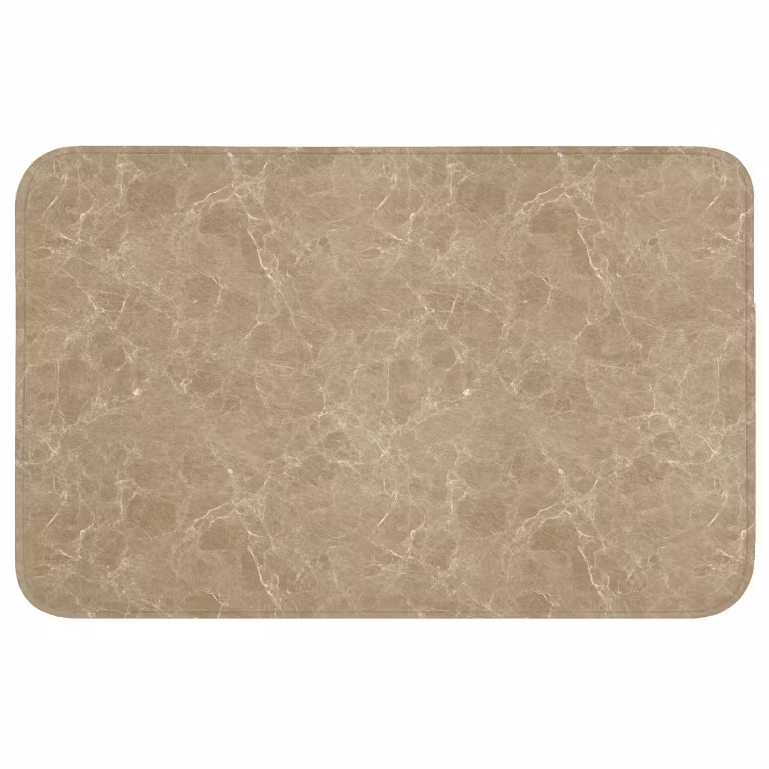 Beige - Marmer - Witte aders Badmat middel 997 -3d