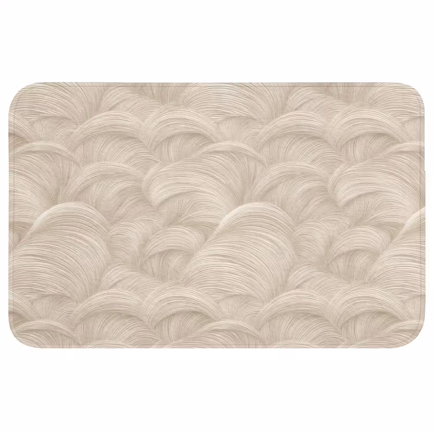 Bogen - Patroon - Beige Badmat middel 997 -3d