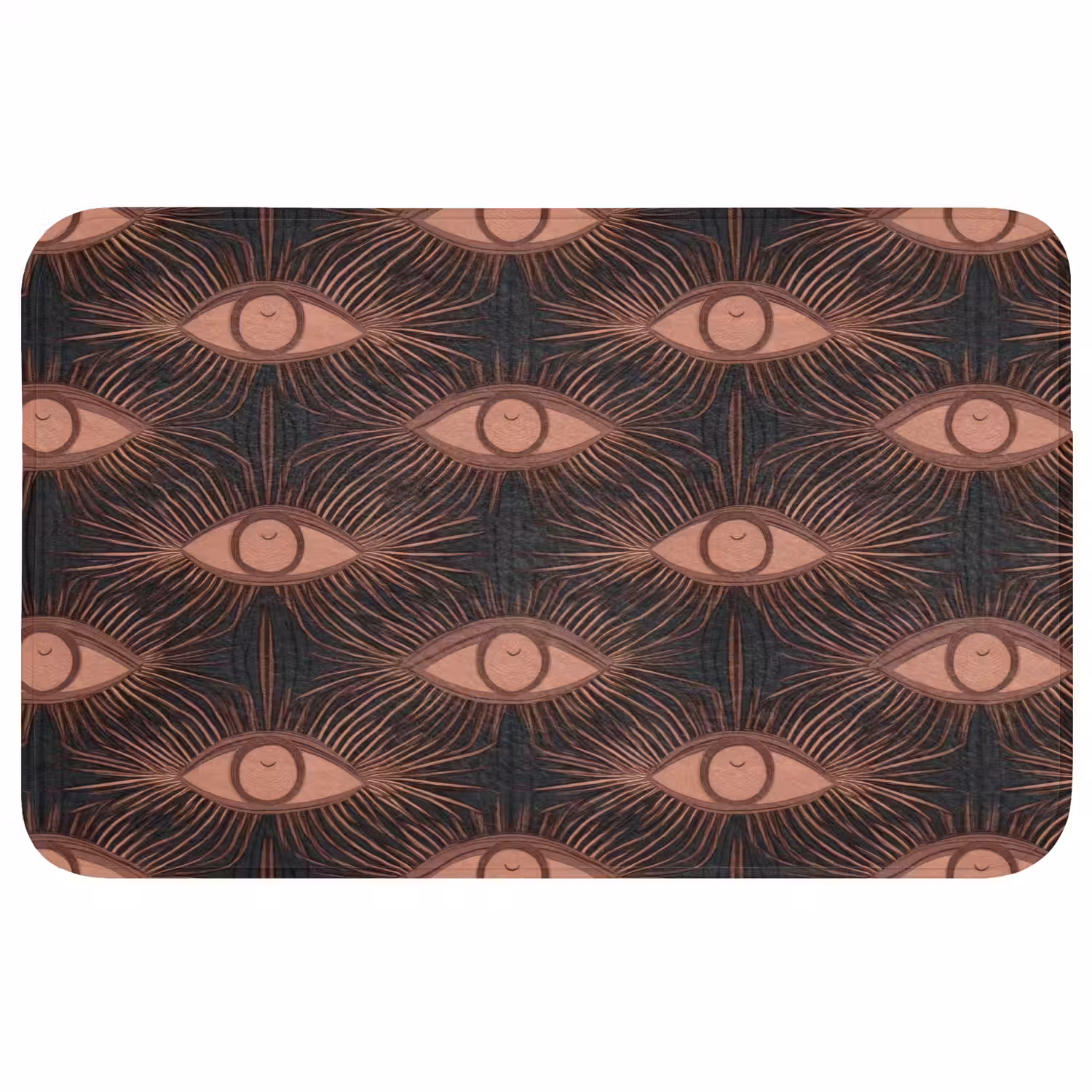 Boheems - Oog - Bruin Badmat middel 997 -3d