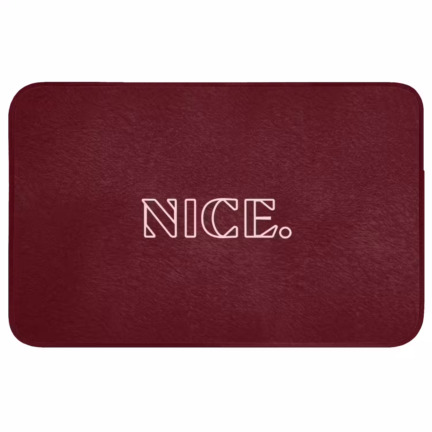 Bordeaux - Nice - minimalistisch Badmat middel -3d