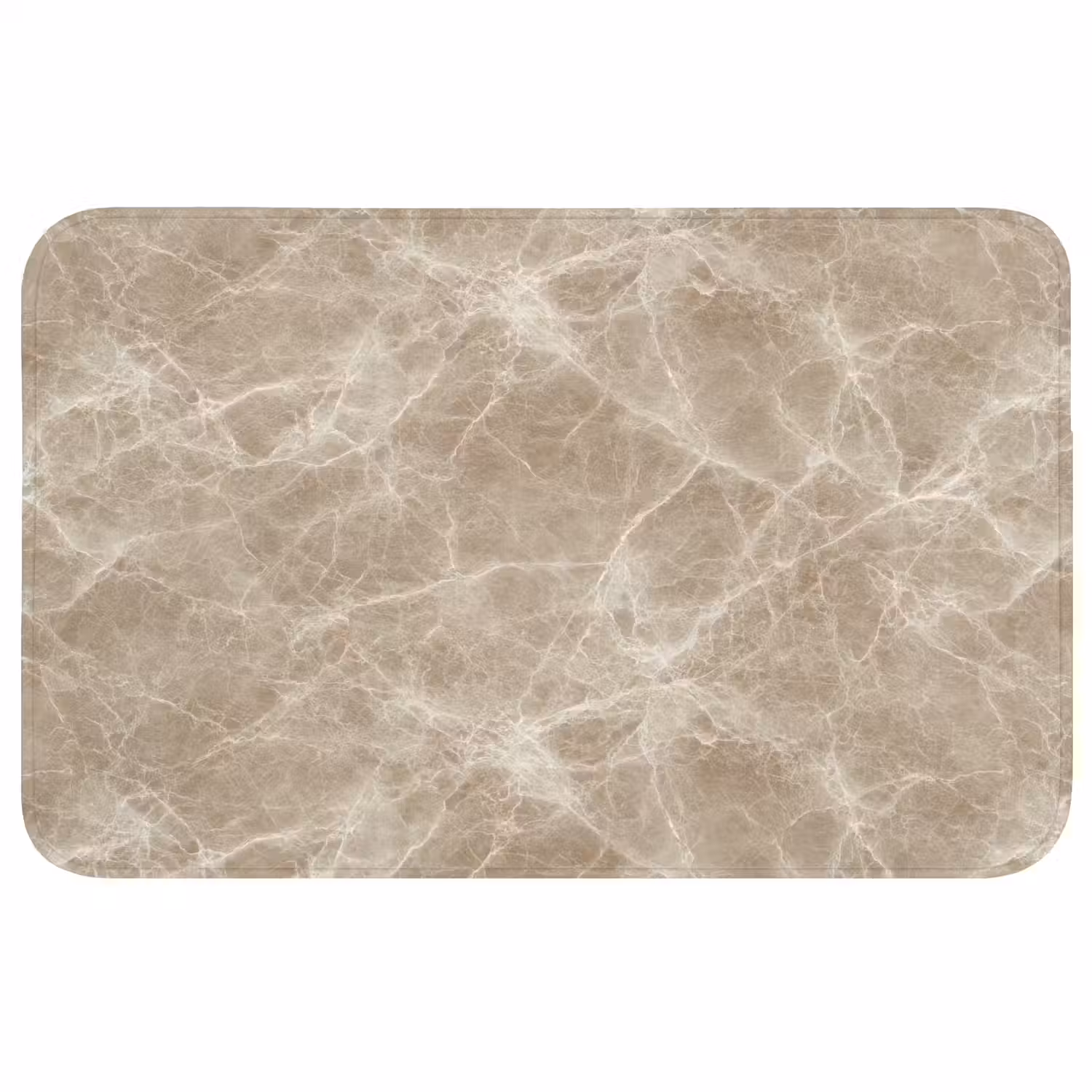 Bruin - Kristaladers - Marmer Badmat middel 997 -3d