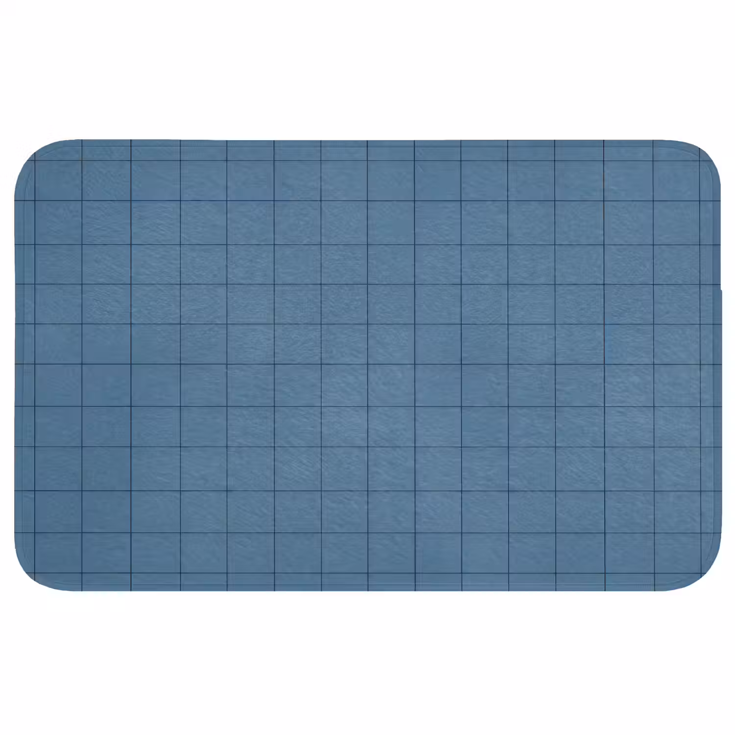 Ruiten - Geometrisch - Blauw Badmat middel 997 -3d