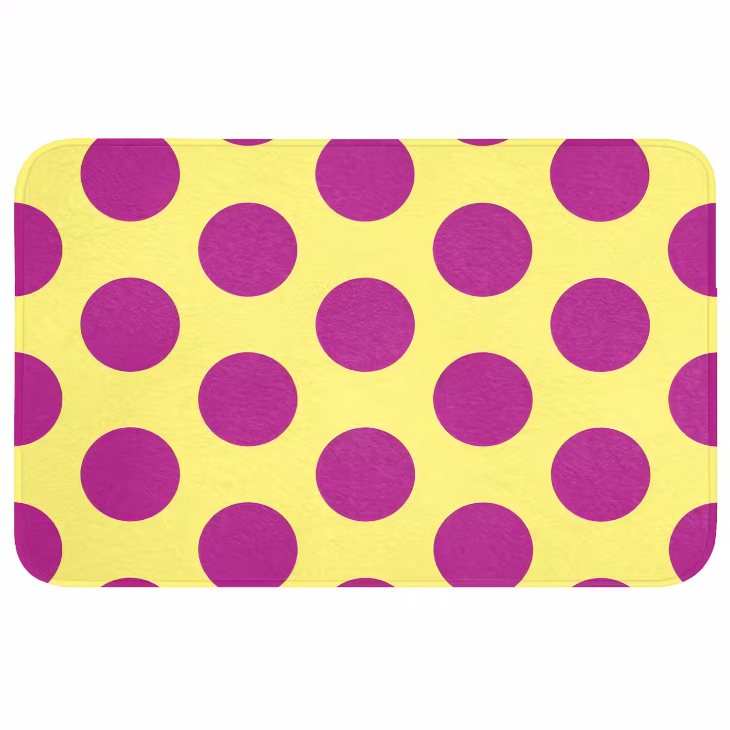 Dots - Klassiek - Geel Badmat middel 997 -3d