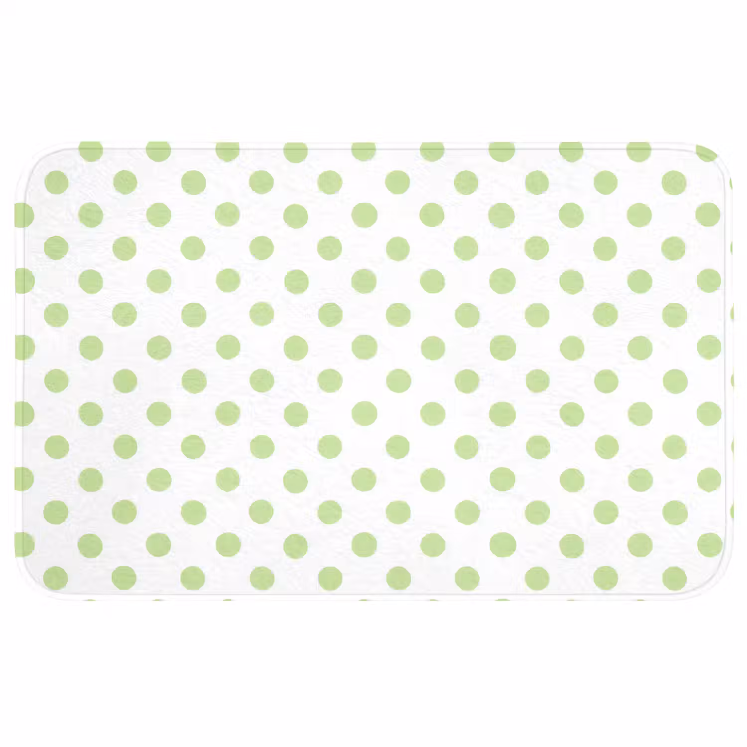 Dots - Klassiek - Groen Badmat middel 997 -3d
