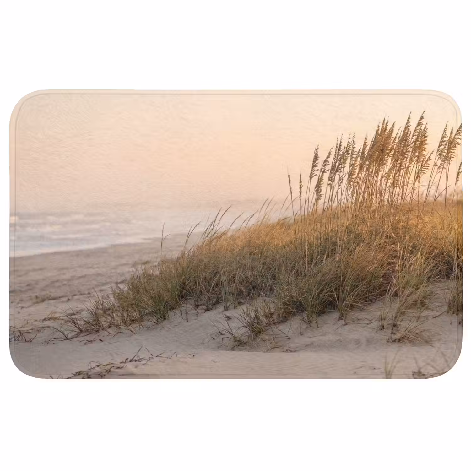 Duinlandschap - Zonsondergang - Strand Badmat middel -3d